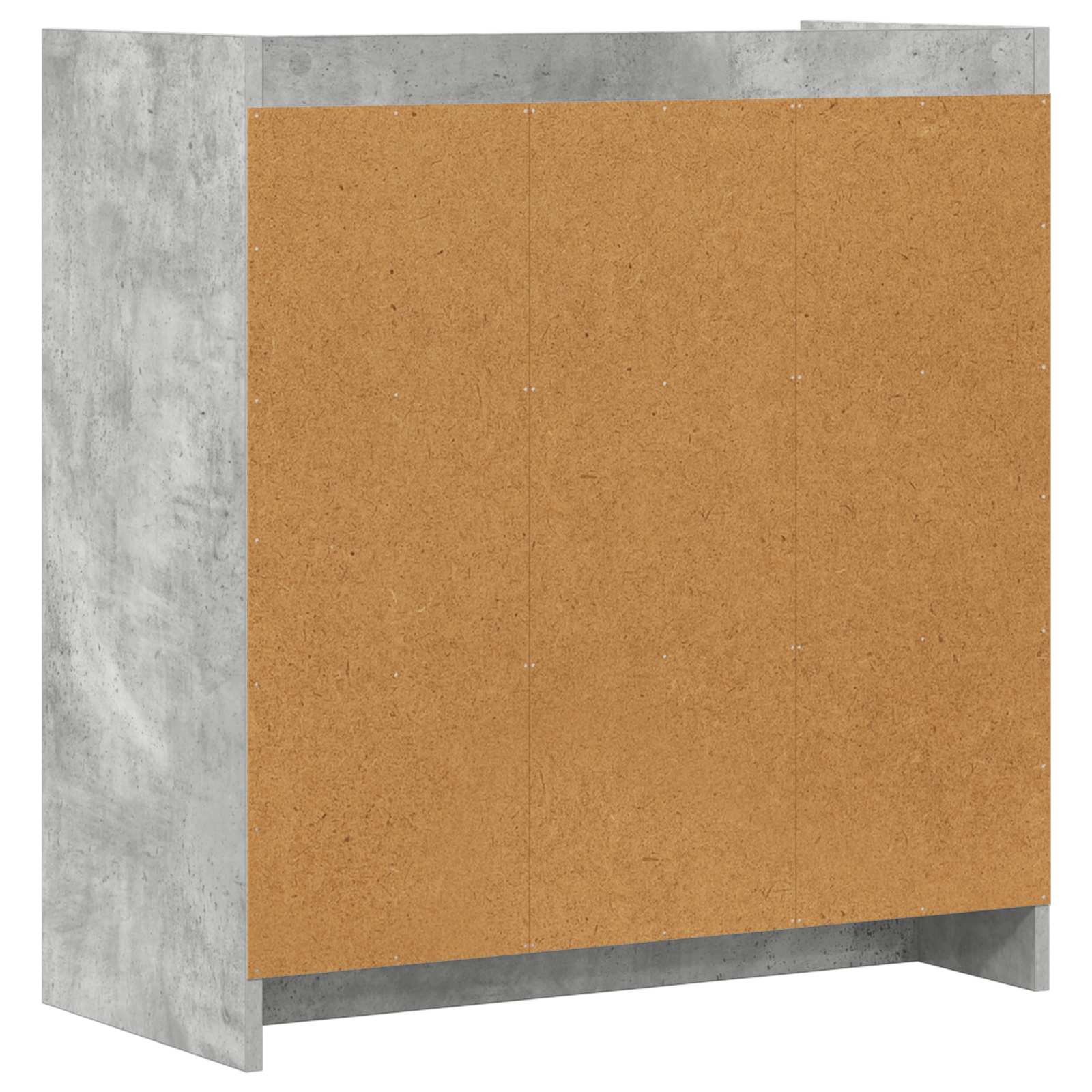 Buffet Gris béton 72 x 36 x 80 cm Bois d'ingénierie