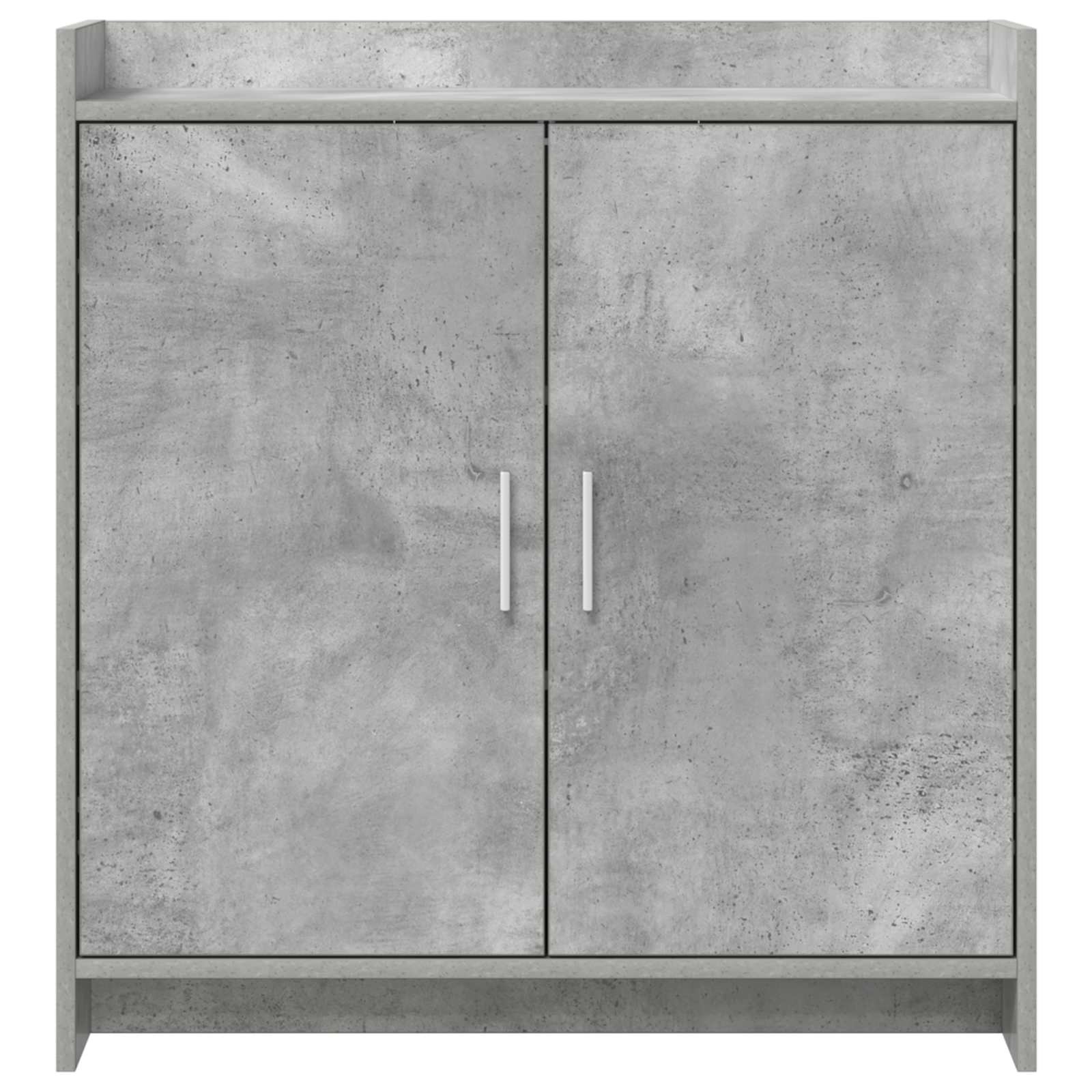 Buffet Gris béton 72 x 36 x 80 cm Bois d'ingénierie