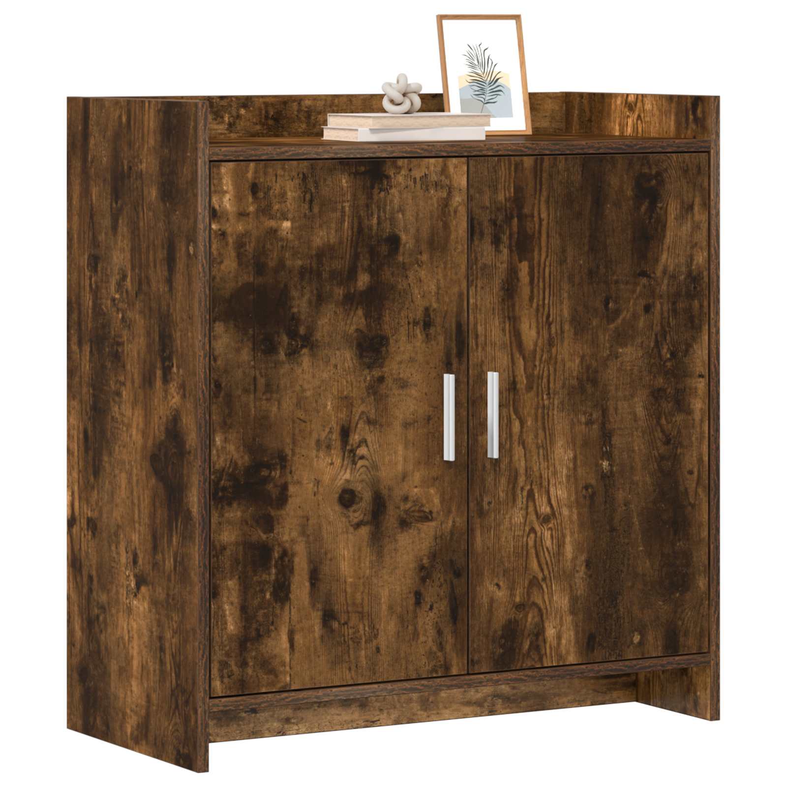 Buffet Chêne fumé 72 x 36 x 80 cm Bois d'ingénierie