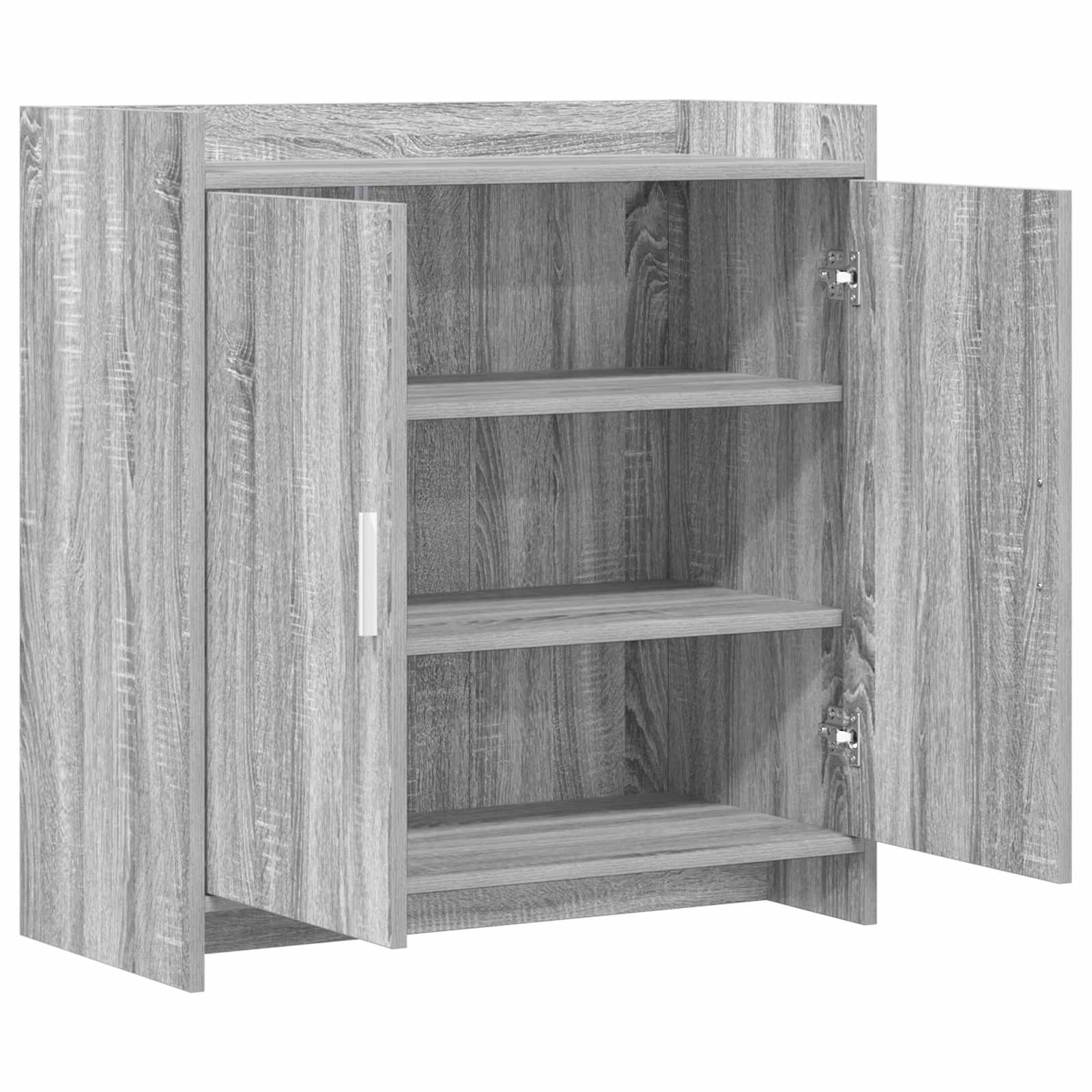 Buffet Sonoma gris 72 x 36 x 80 cm Bois d'ingénierie