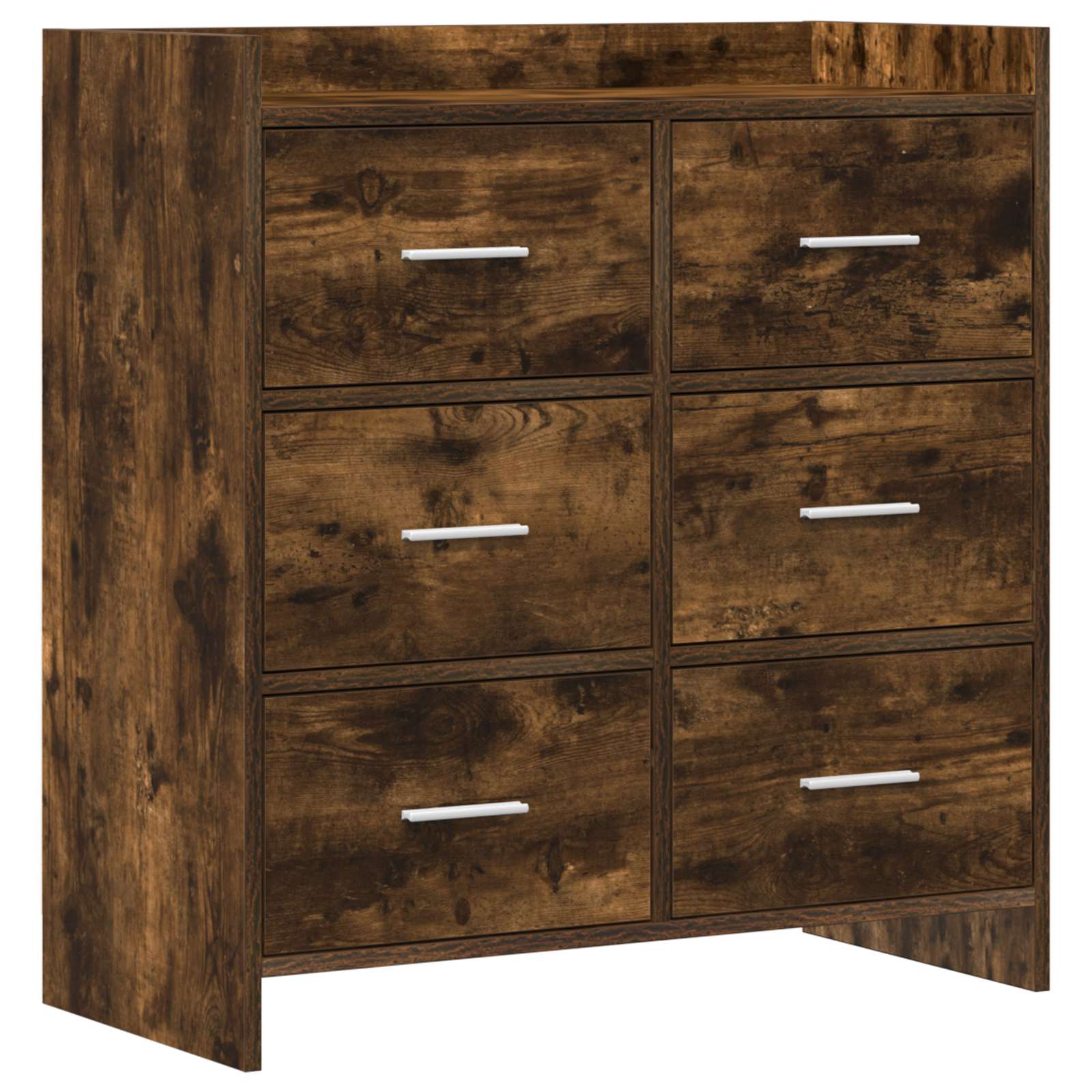 Buffet Chêne fumé 75 x 33 x 80 cm Bois d'ingénierie
