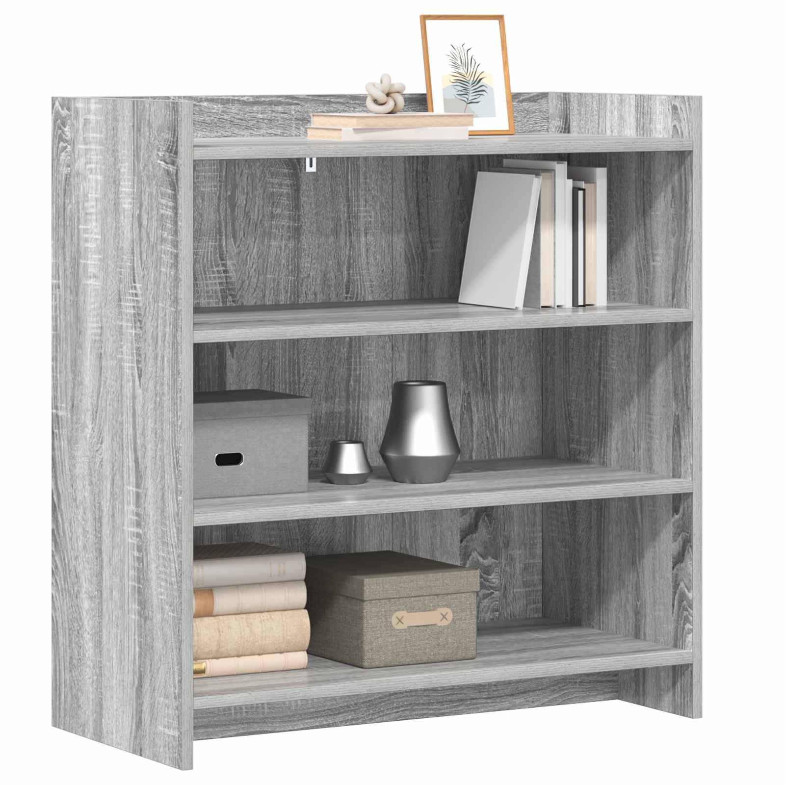 Buffet Sonoma gris 75 x 36 x 80 cm Bois d'ingénierie