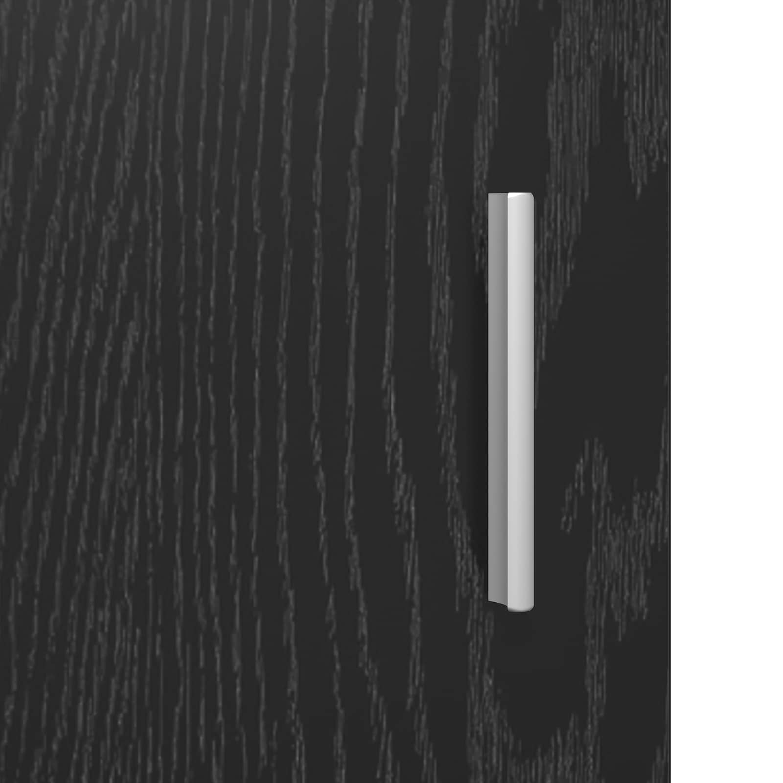 Buffet Chêne noir 75 x 36 x 80 cm Bois d'ingénierie