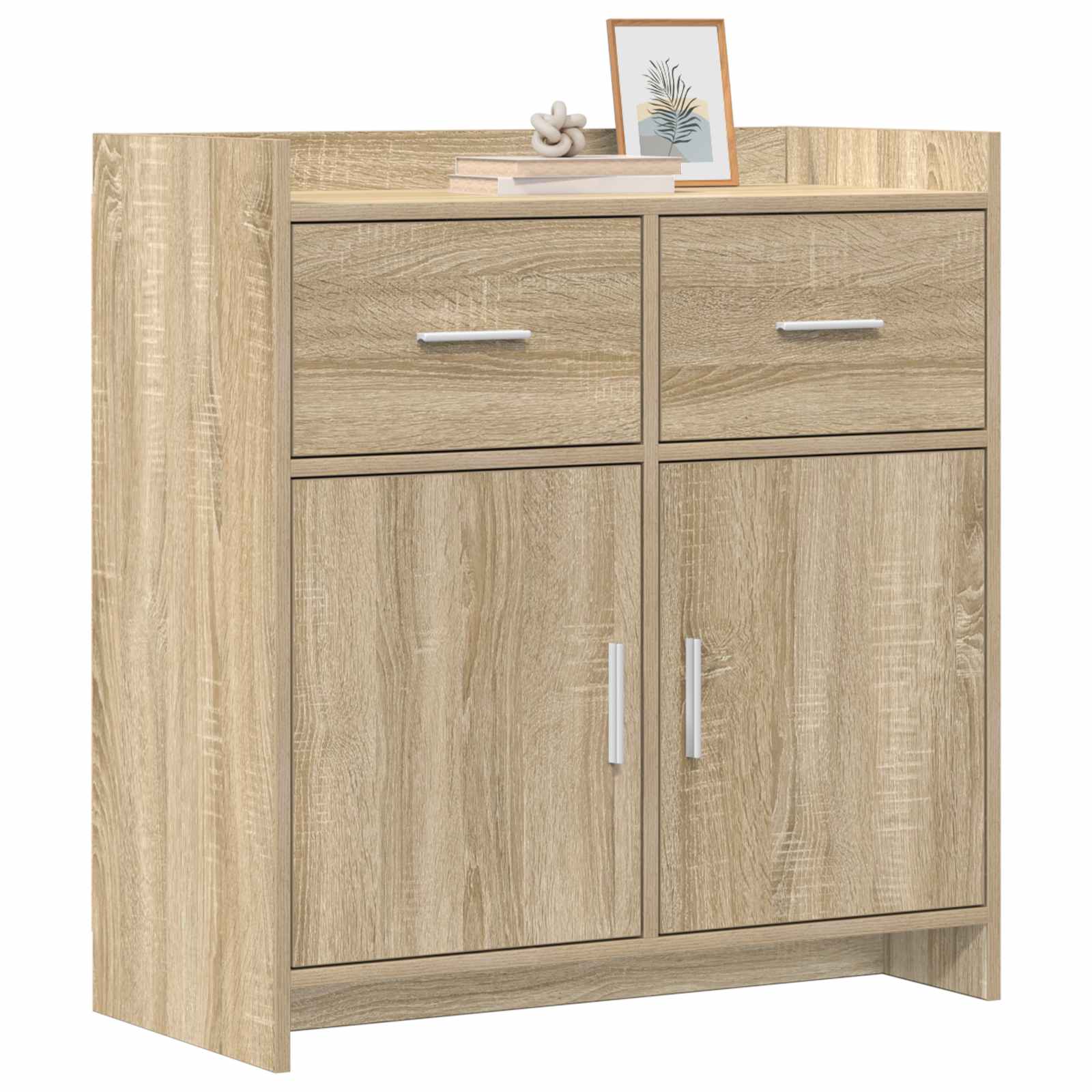 Buffet Chêne Sonoma 75 x 36 x 80 cm Bois d'ingénierie