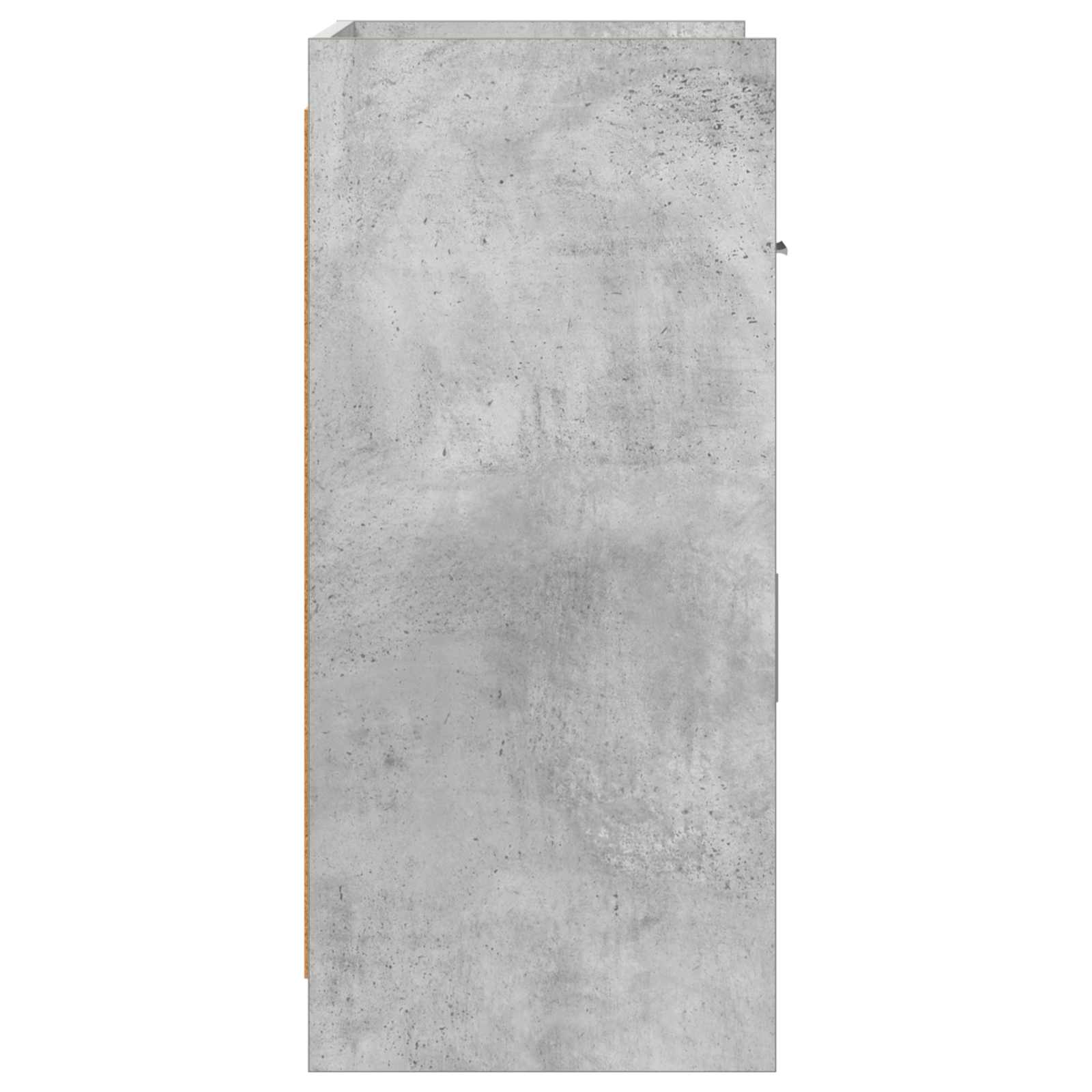 Buffet Gris béton 75 x 36 x 80 cm Bois d'ingénierie