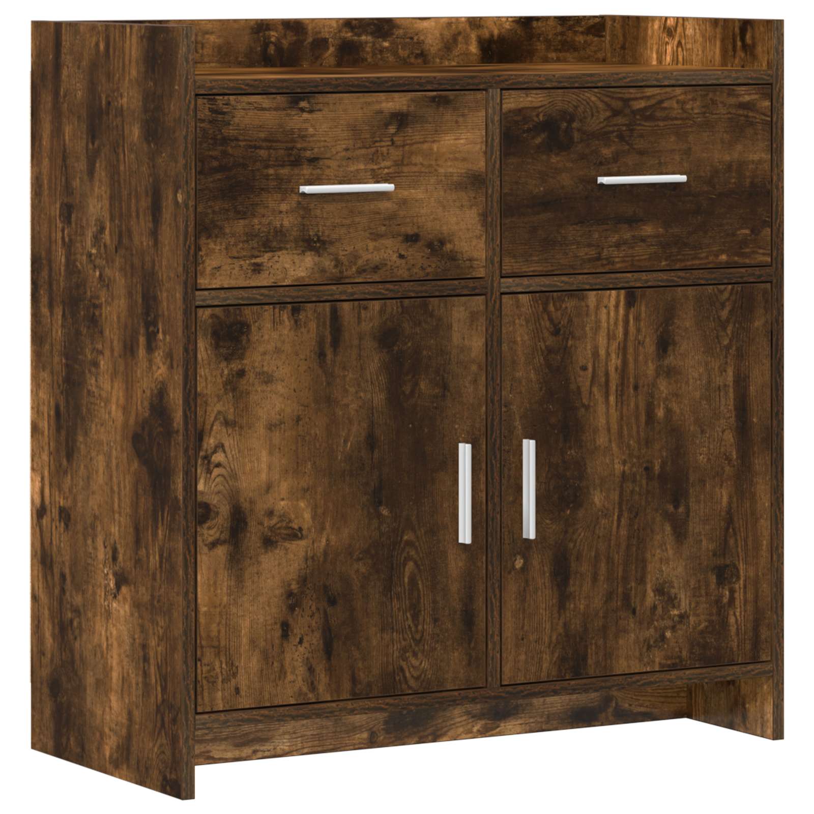 Buffet Chêne fumé 75 x 36 x 80 cm Bois d'ingénierie