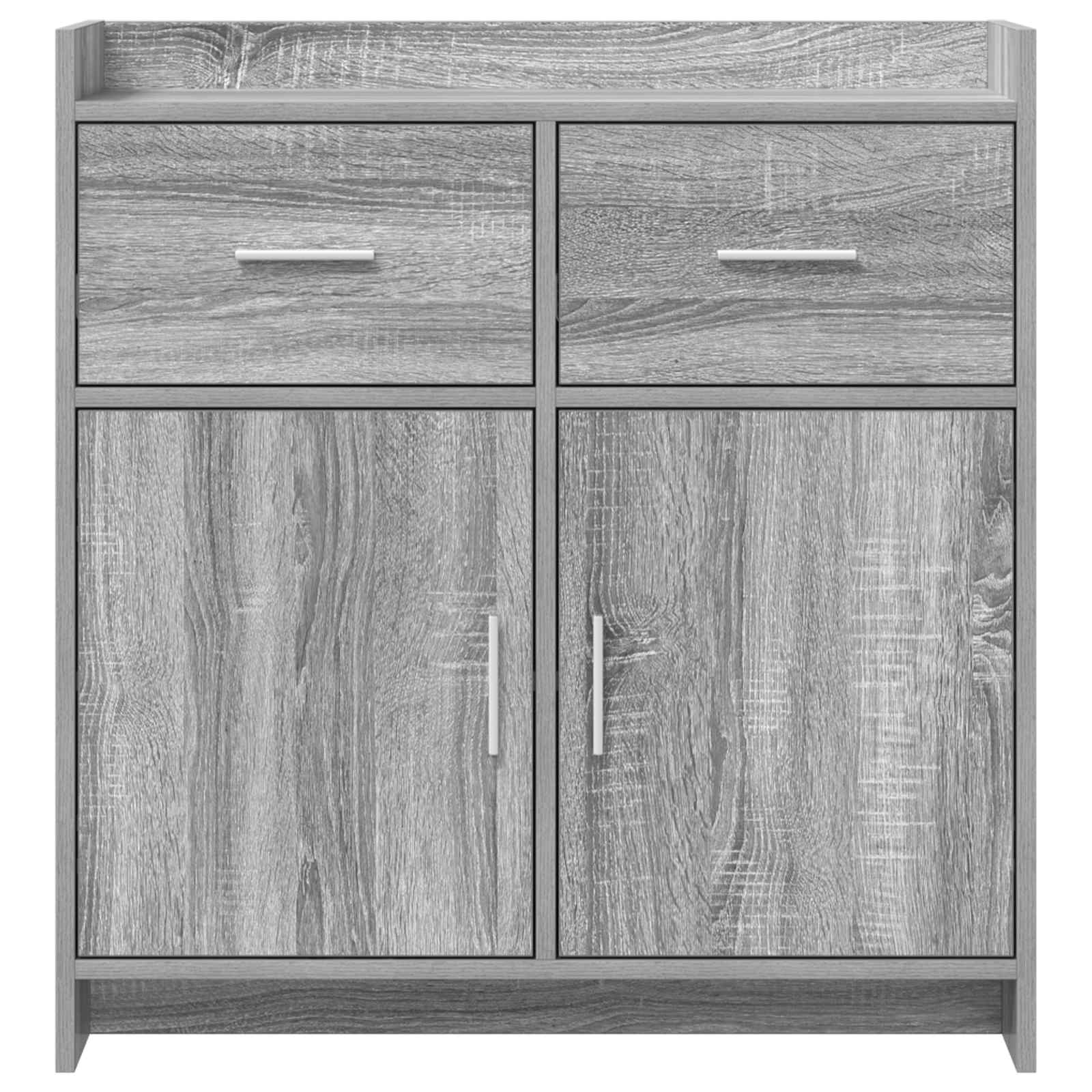 Buffet Sonoma gris 75 x 36 x 80 cm Bois d'ingénierie