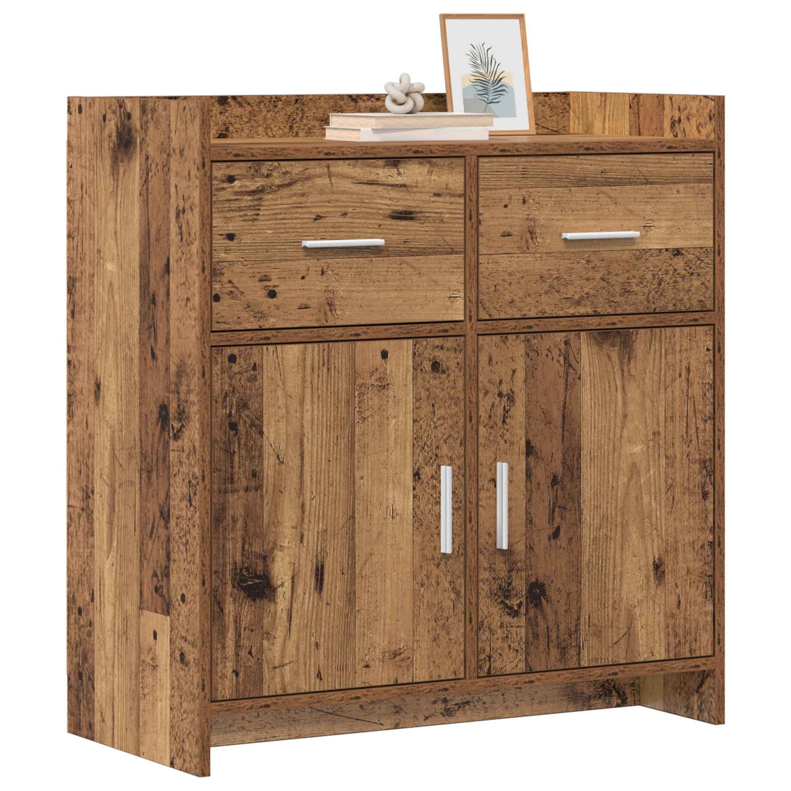 Buffet Bois ancien 75 x 36 x 80 cm Bois d'ingénierie