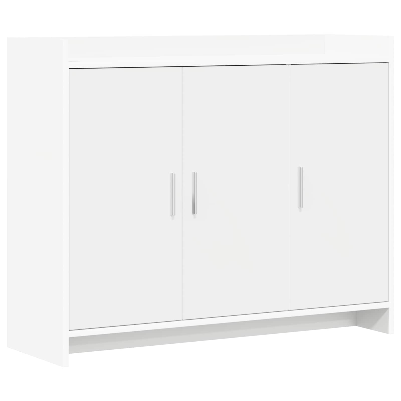 Buffet Blanc 98,5 x 33 x 80 cm Bois d'ingénierie