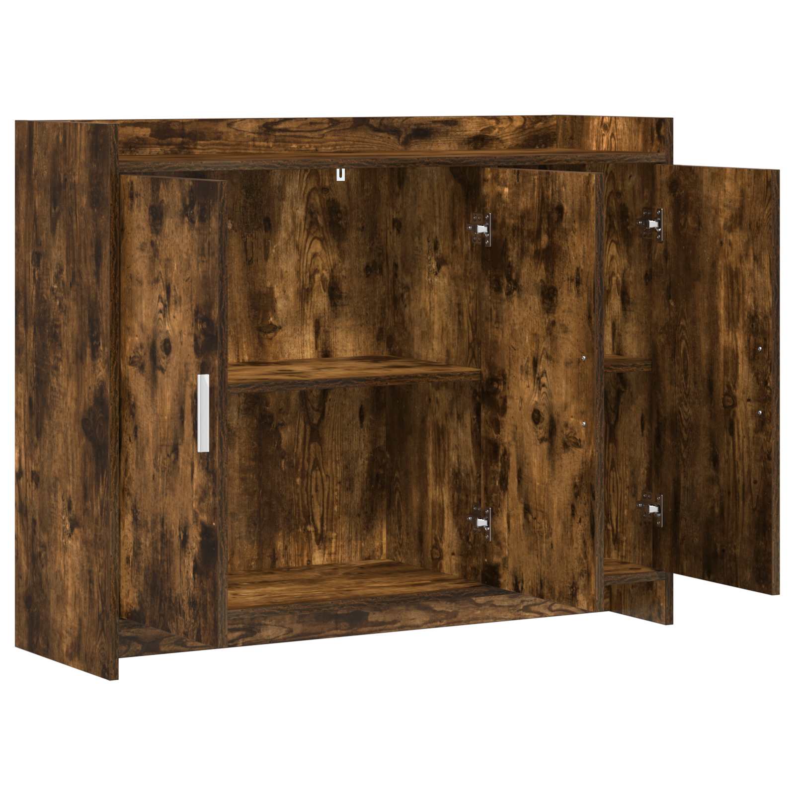 Buffet Chêne fumé 98,5 x 33 x 80 cm Bois d'ingénierie