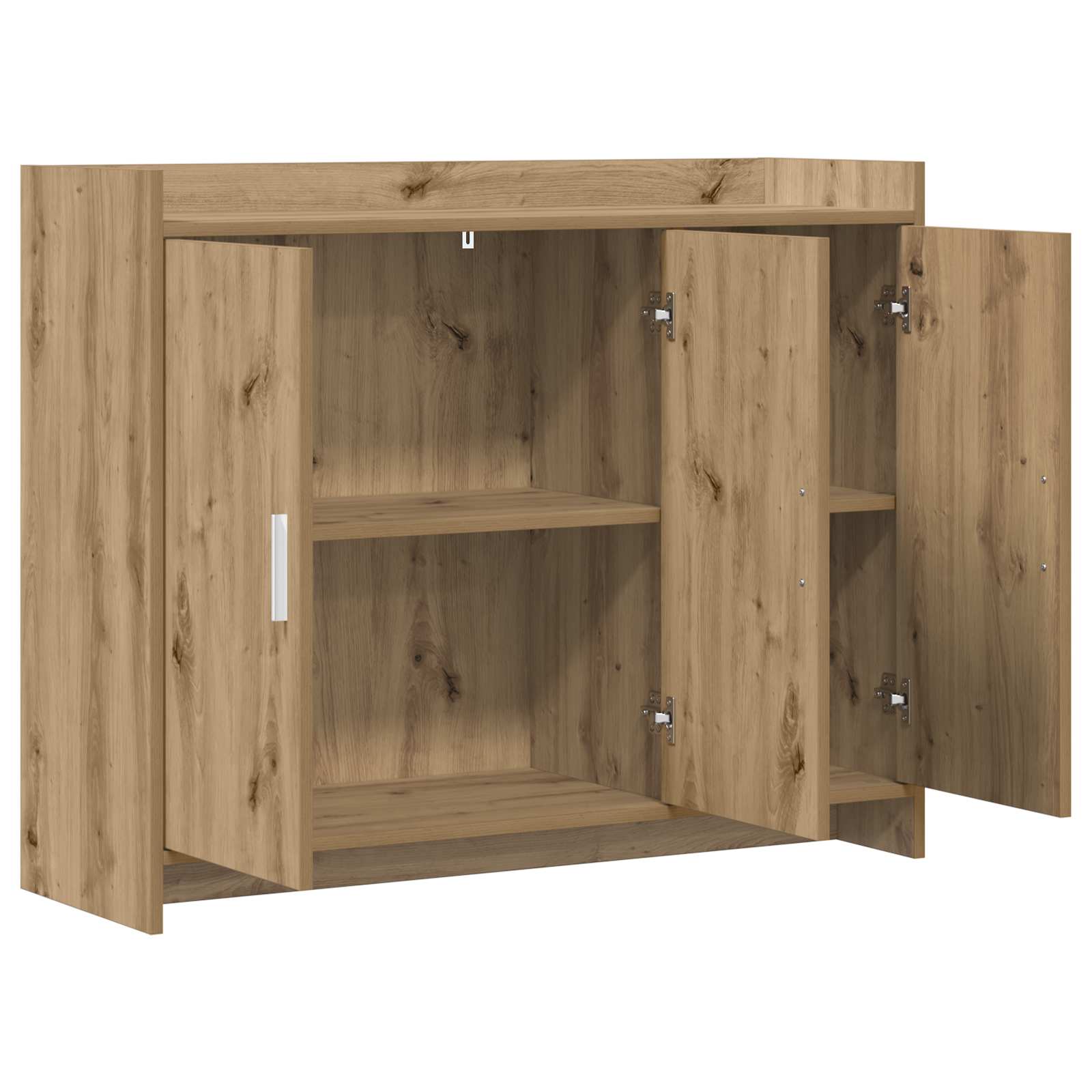Buffet Chêne artisanal 98,5 x 33 x 80 cm Bois d'ingénierie
