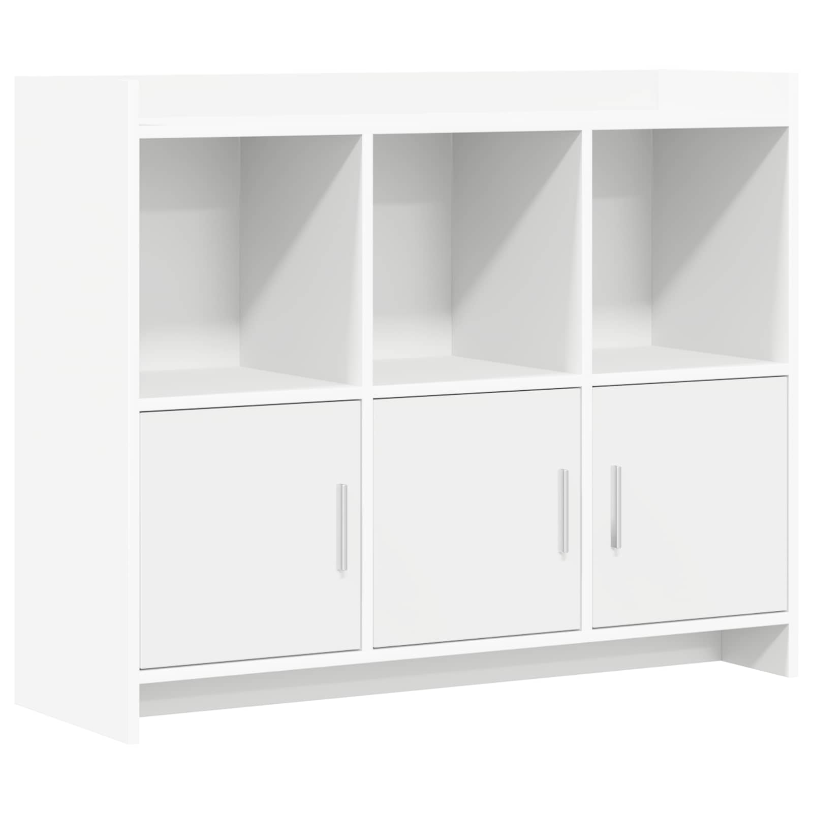 Buffet Blanc 98,5 x 33 x 80 cm Bois d'ingénierie