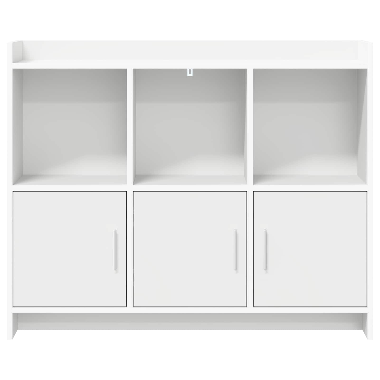 Buffet Blanc 98,5 x 33 x 80 cm Bois d'ingénierie