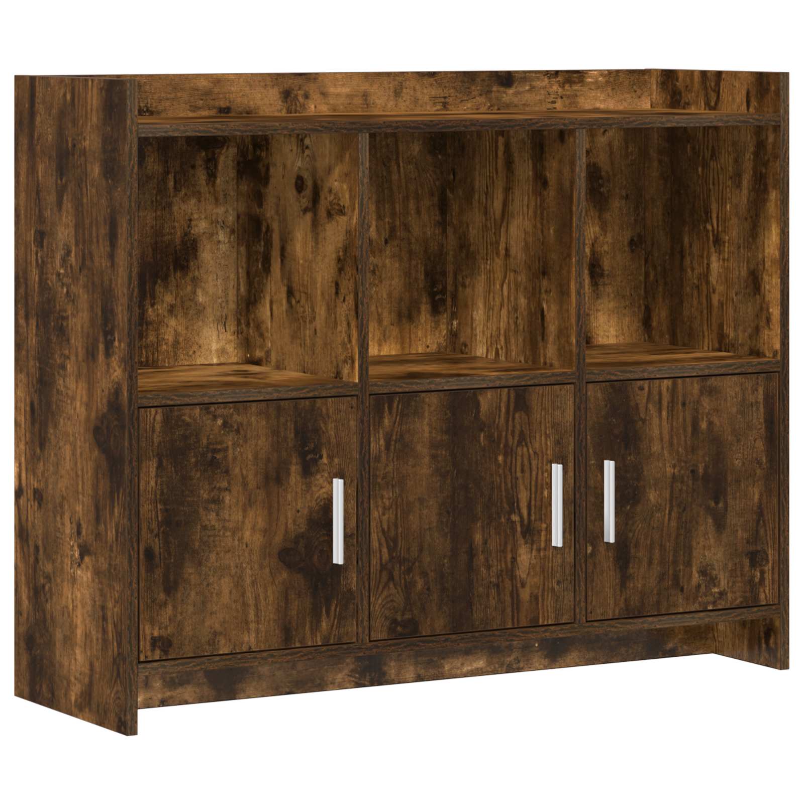 Buffet Chêne fumé 98,5 x 33 x 80 cm Bois d'ingénierie