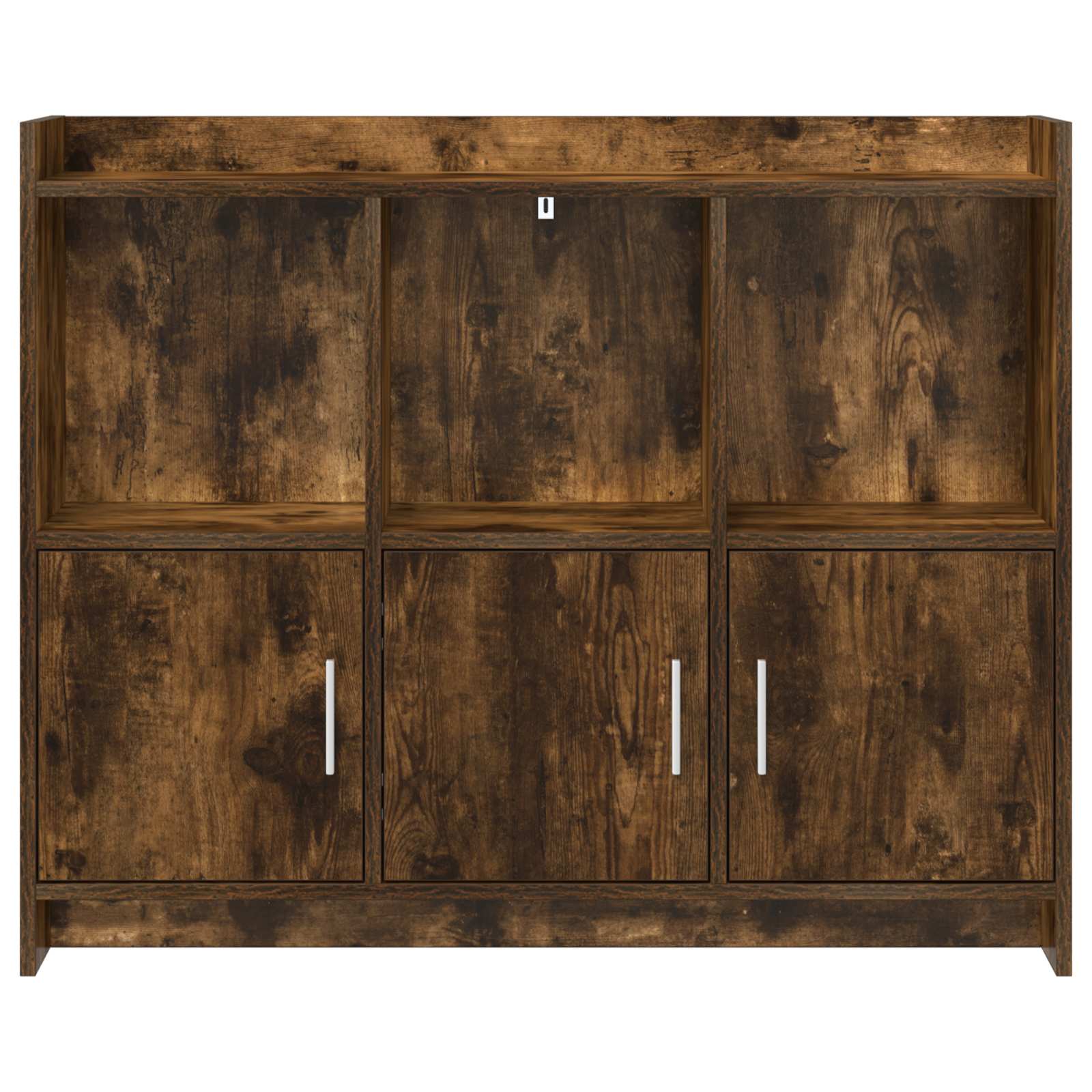 Buffet Chêne fumé 98,5 x 33 x 80 cm Bois d'ingénierie