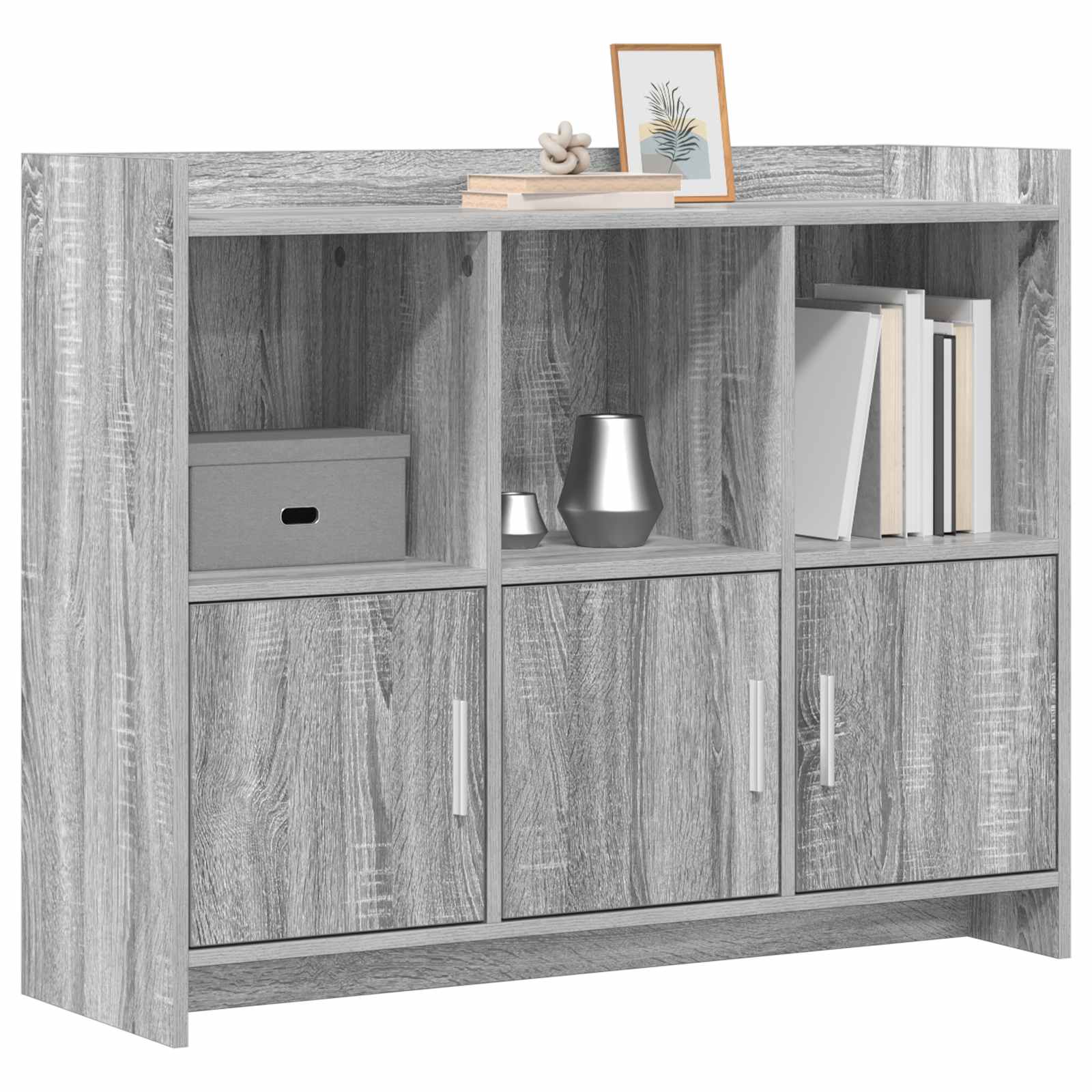 Buffet Sonoma gris 98,5 x 33 x 80 cm Bois d'ingénierie