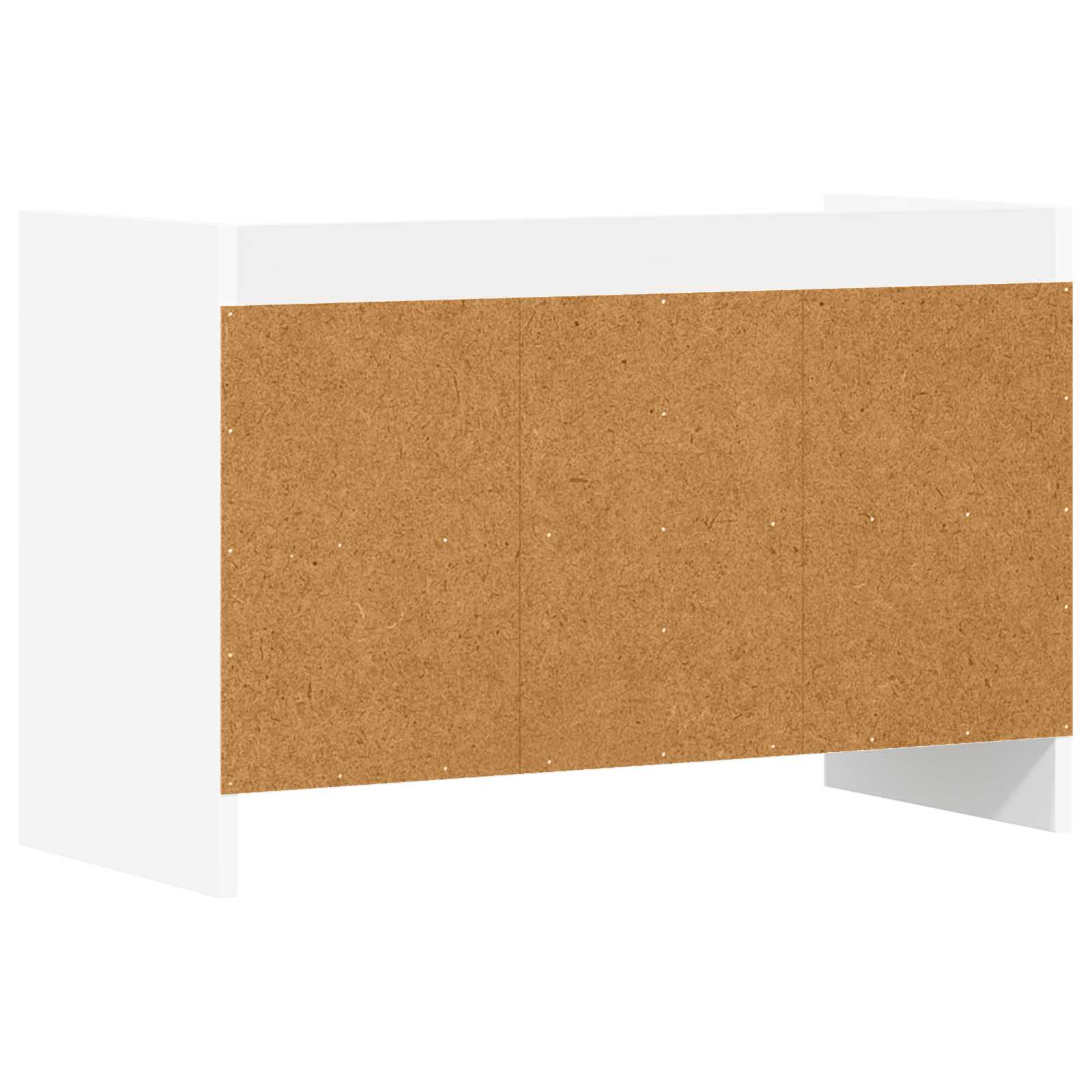 Meuble TV 71,5 x 33 x 47 cm Blanc Bois d'ingénierie