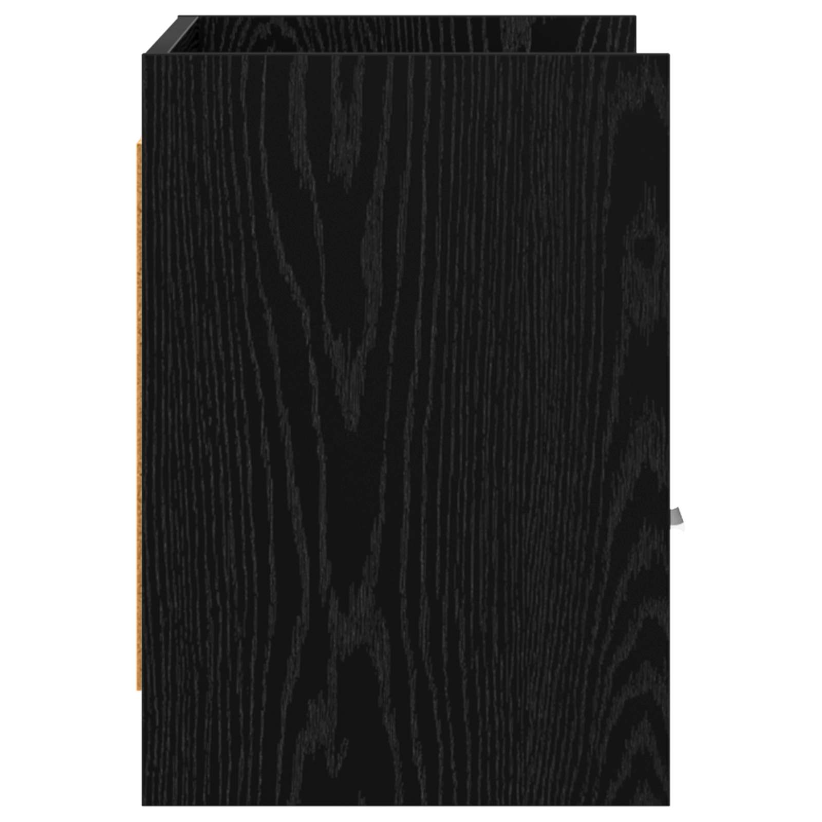Meuble TV 71,5 x 33 x 47 cm Chêne noir Bois d'ingénierie
