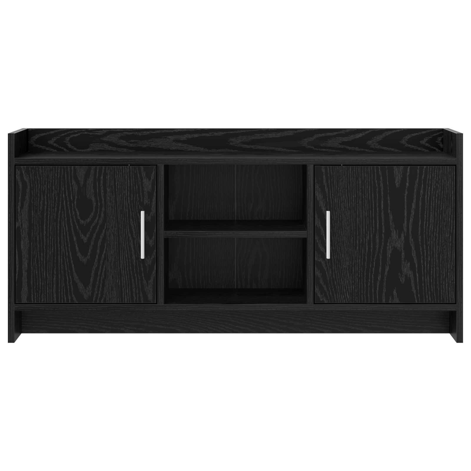 Meuble TV 102 x 33 x 47 cm Chêne noir Bois d'ingénierie