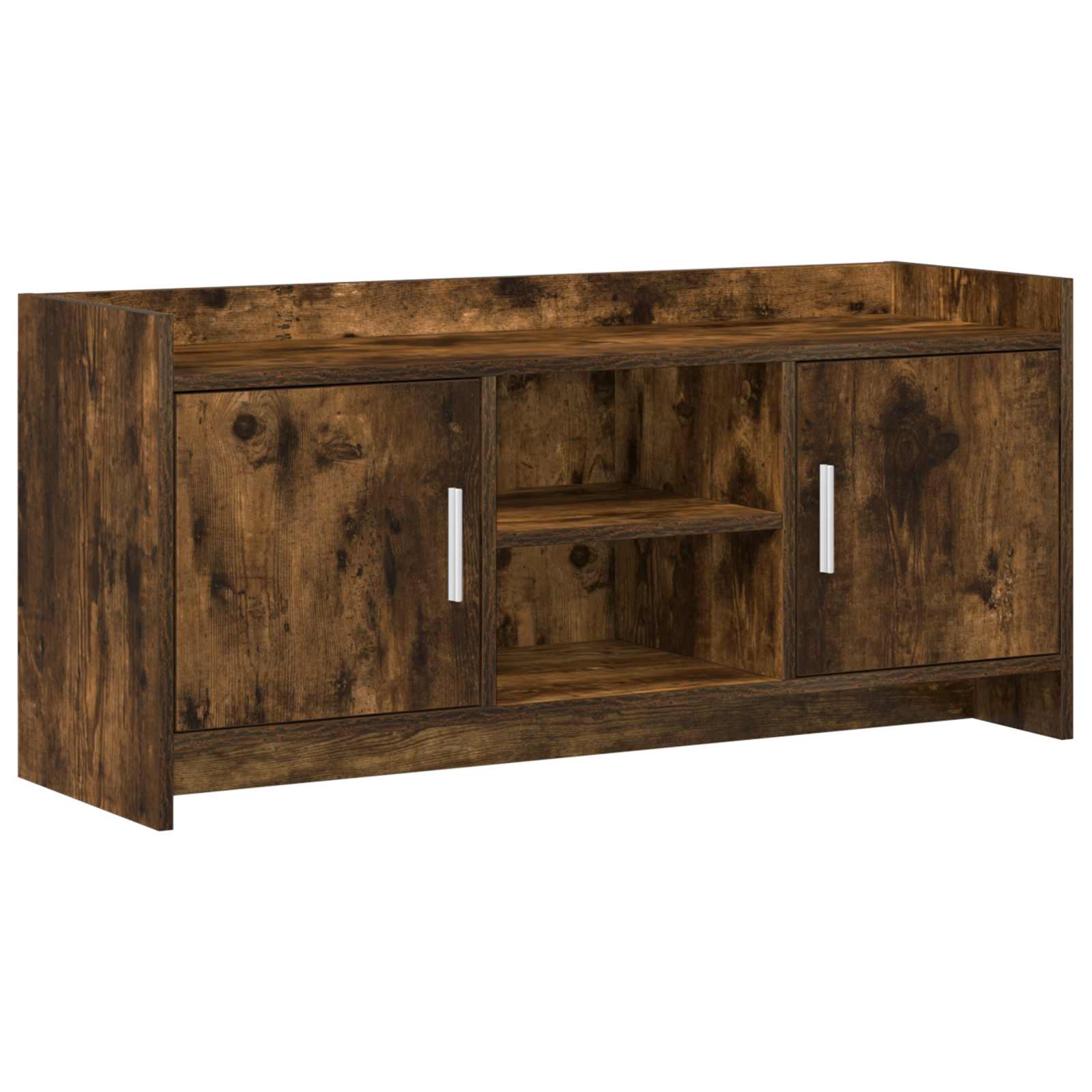 Meuble TV 102 x 33 x 47 cm Chêne fumé Bois d'ingénierie