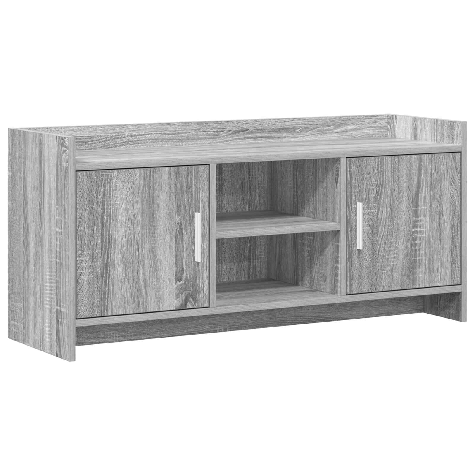 Meuble TV 102 x 33 x 47 cm Sonoma gris Bois d'ingénierie