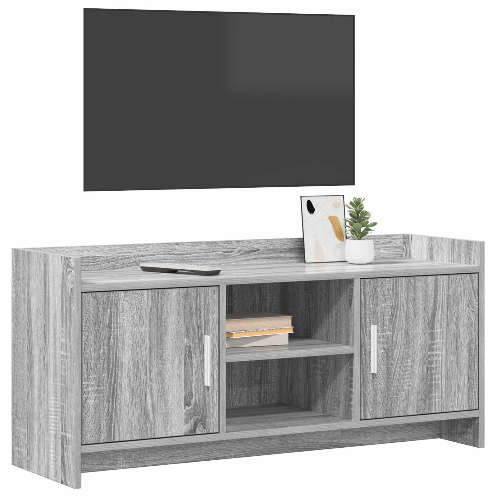 Meuble TV 102 x 33 x 47 cm Sonoma gris Bois d'ingénierie