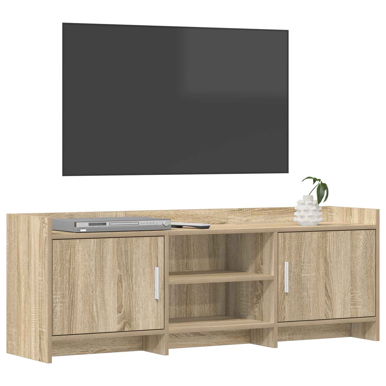 Meuble TV 130 x 33 x 47 cm Chêne Sonoma Bois d'ingénierie