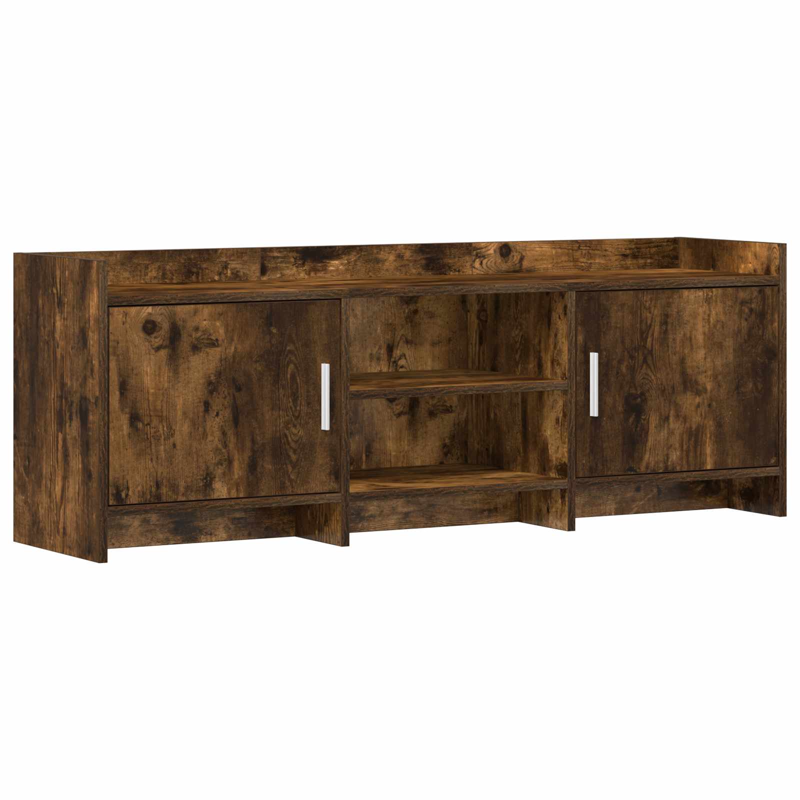 Meuble TV 130 x 33 x 47 cm Chêne fumé Bois d'ingénierie