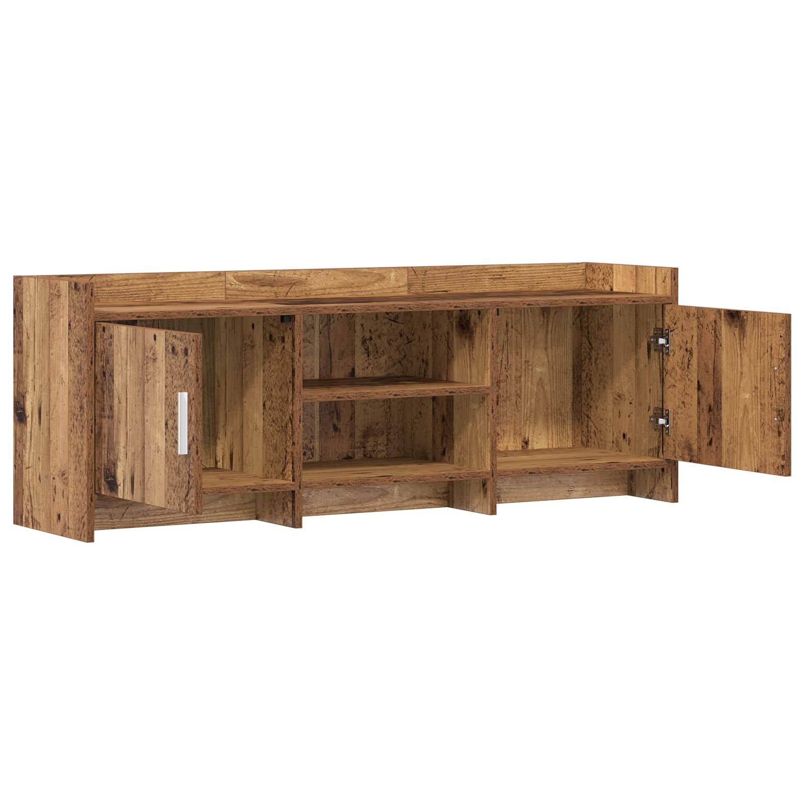Meuble TV 130 x 33 x 47 cm Bois ancien Bois d'ingénierie