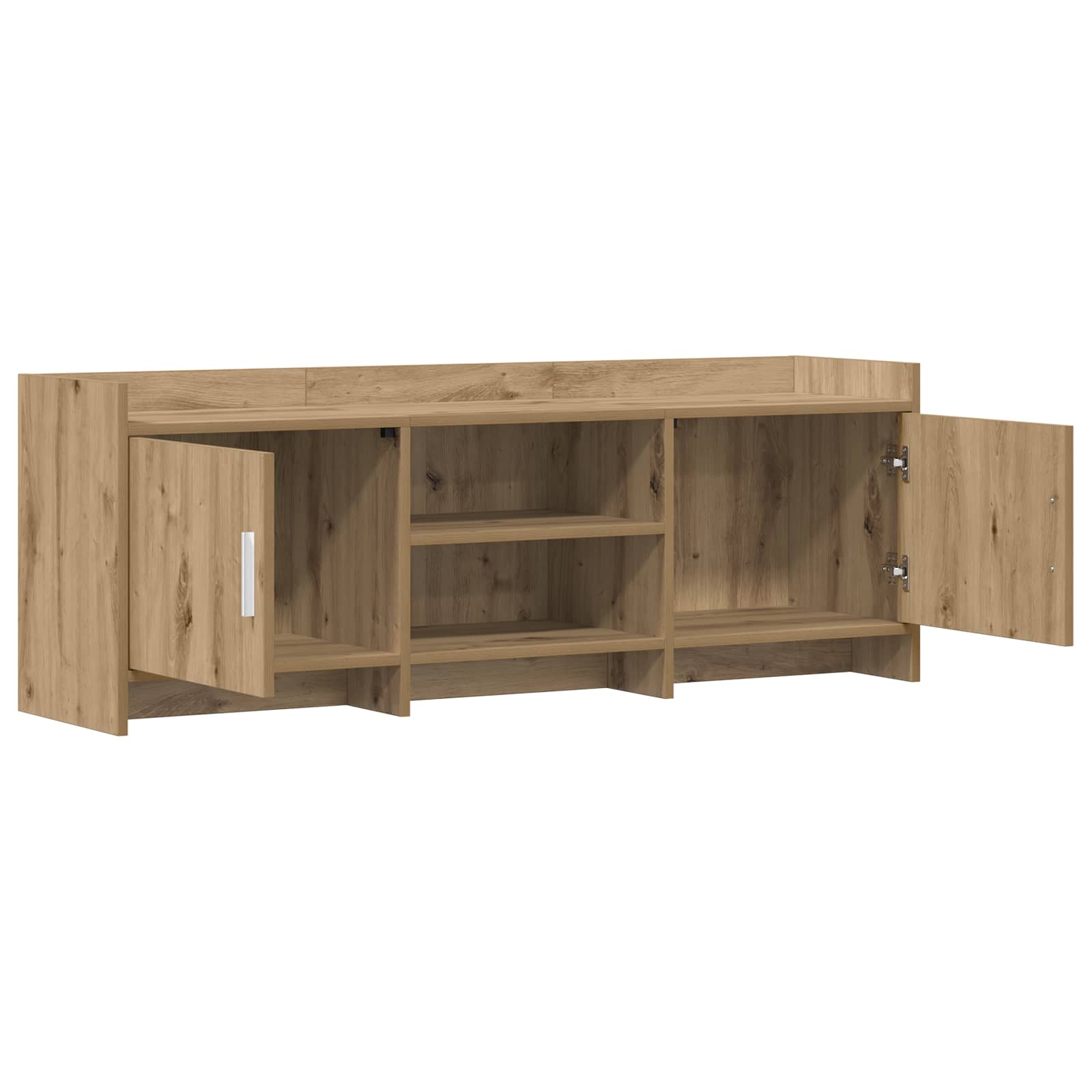 Meuble TV 130 x 33 x 47 cm Chêne artisanal Bois d'ingénierie
