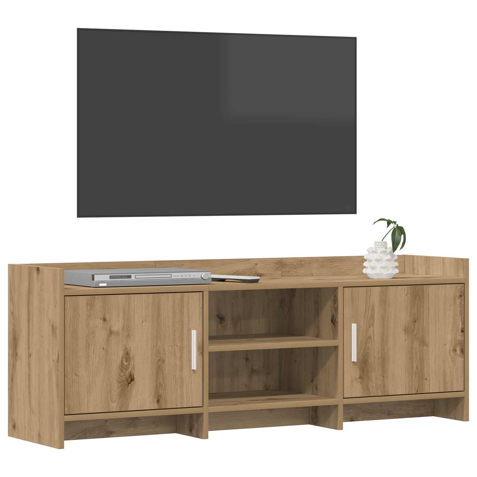 Meuble TV 130 x 33 x 47 cm Chêne artisanal Bois d'ingénierie