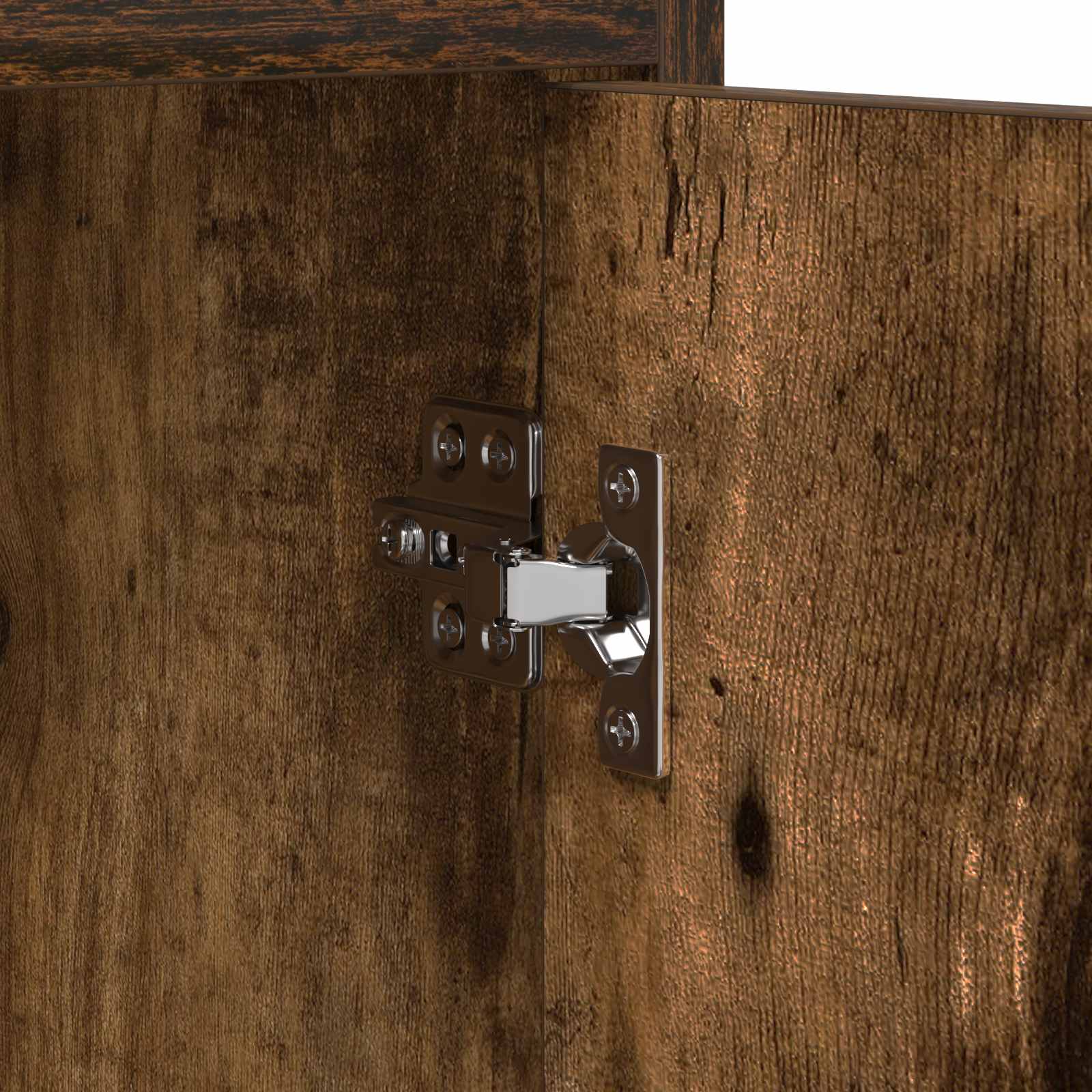 Meuble TV 168 x 33 x 47 cm Chêne fumé Bois d'ingénierie