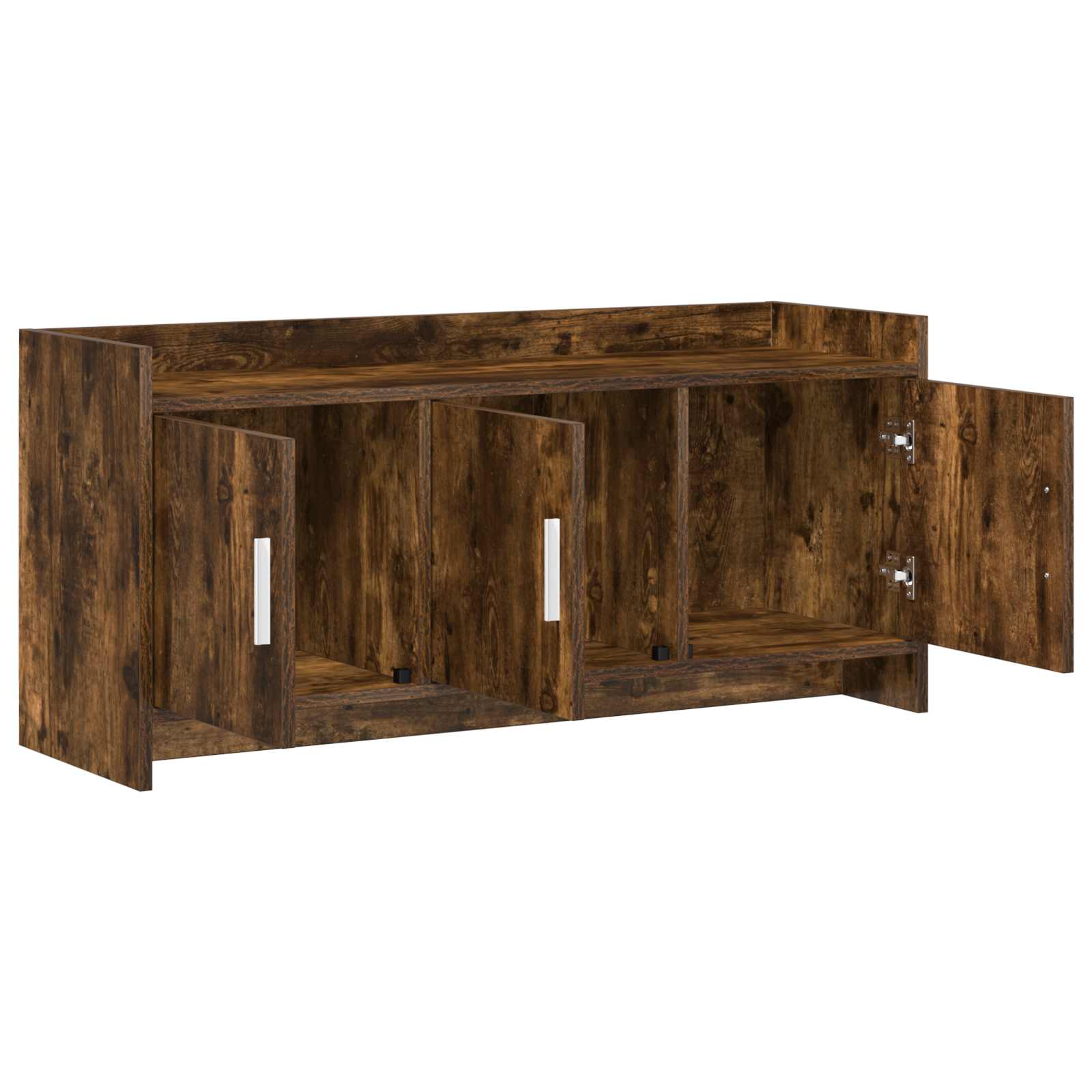 Meuble TV 102 x 33 x 47 cm Chêne fumé Bois d'ingénierie