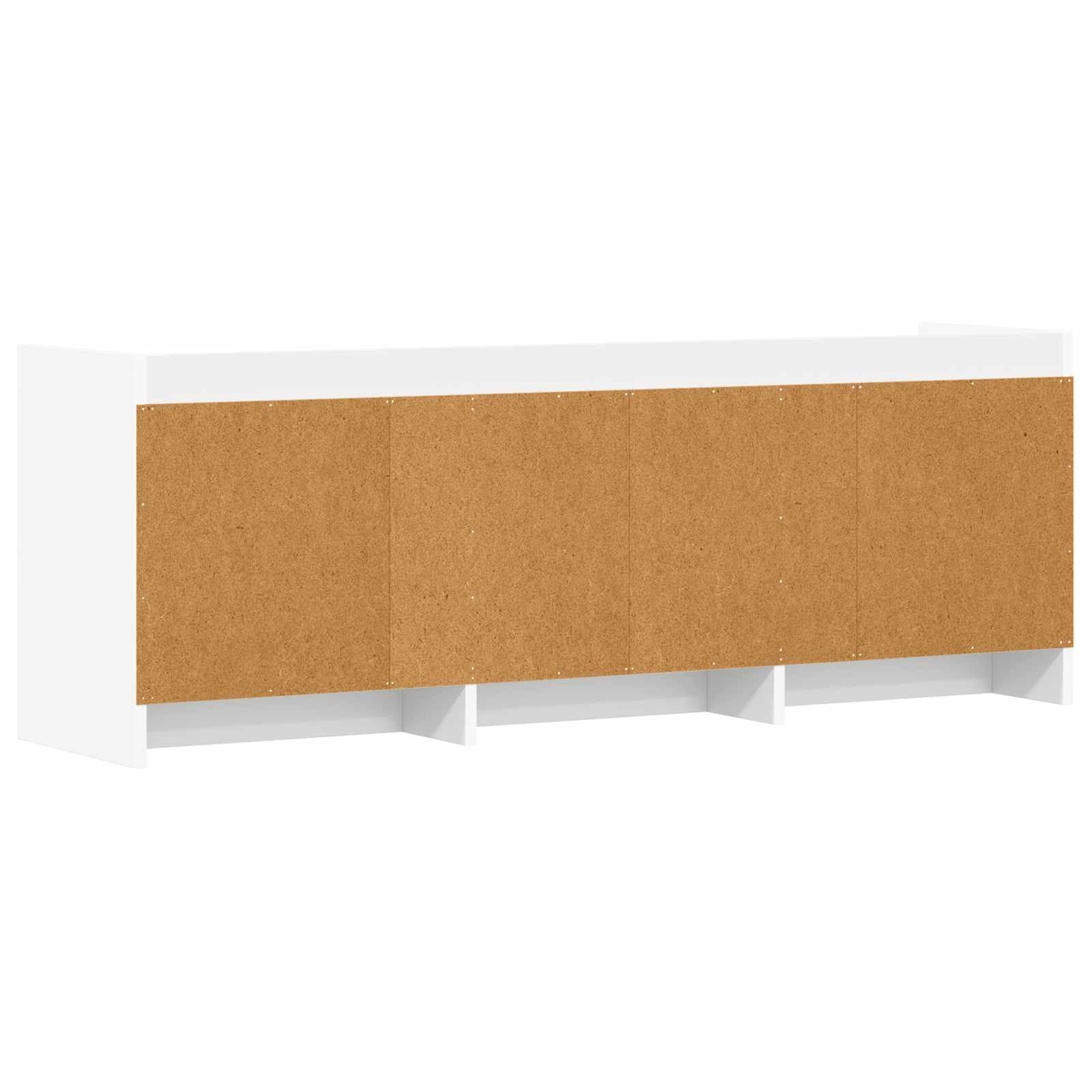 Meuble TV 130 x 33 x 47 cm Blanc Bois d'ingénierie