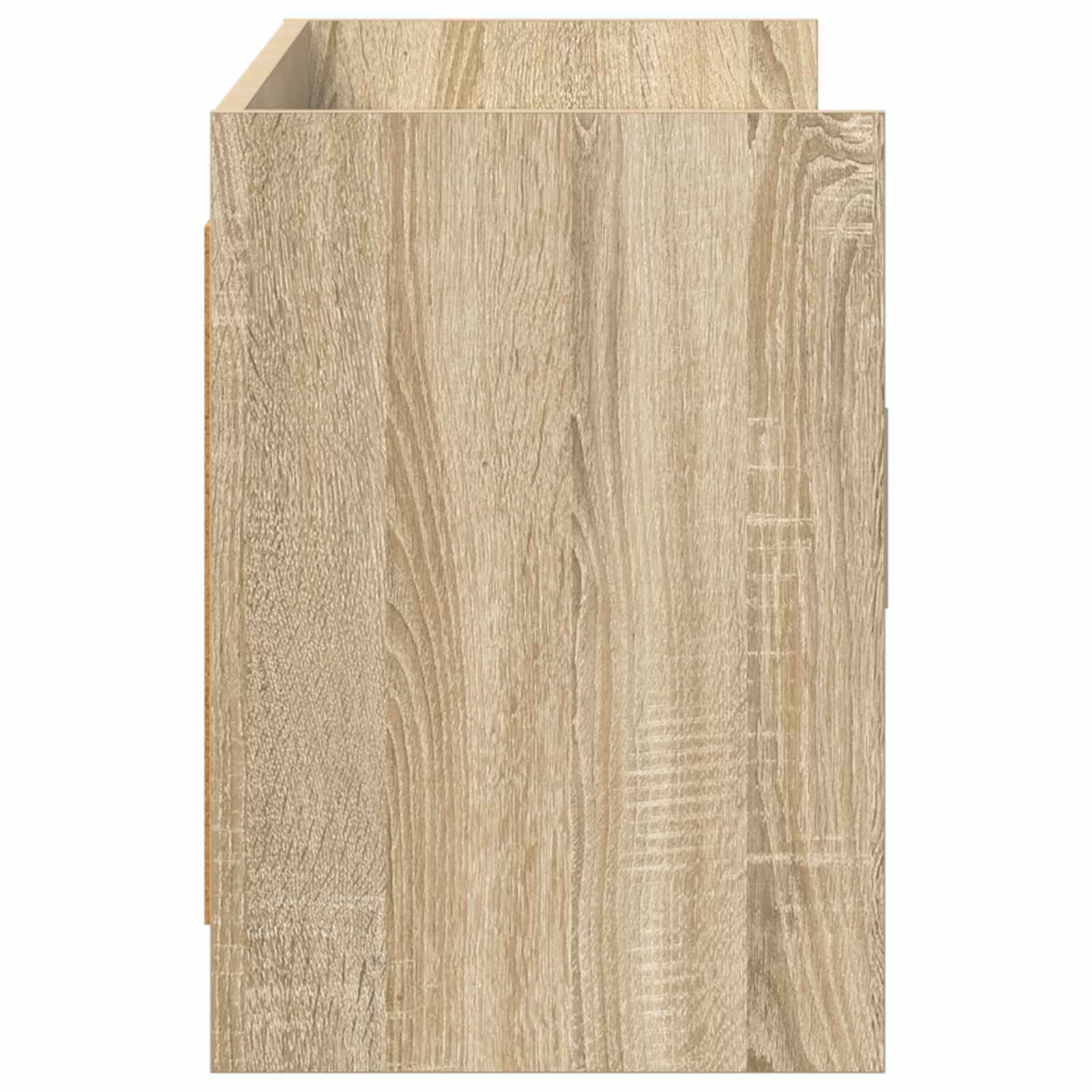 Meuble TV 130 x 33 x 47 cm Chêne Sonoma Bois d'ingénierie