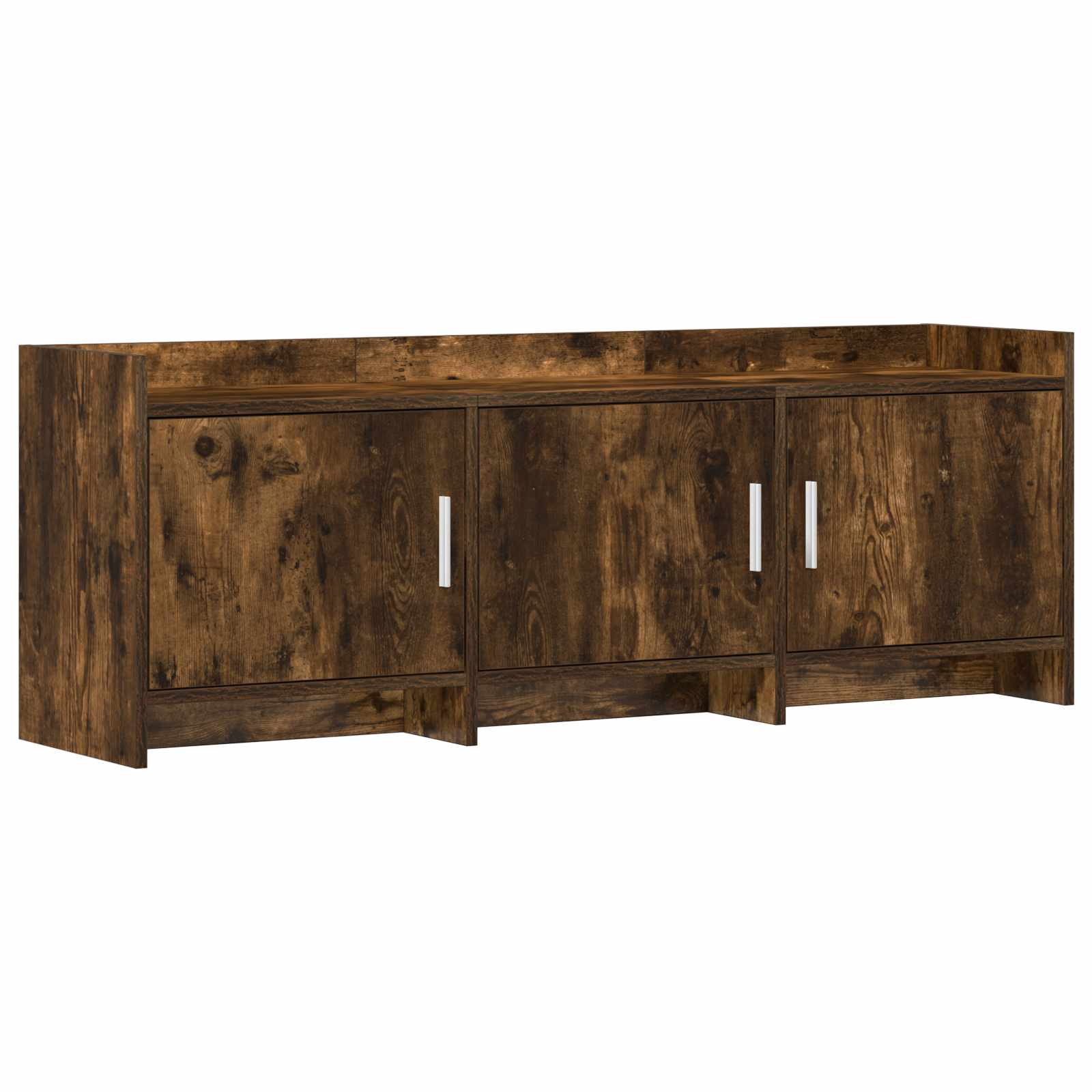 Meuble TV 130 x 33 x 47 cm Chêne fumé Bois d'ingénierie