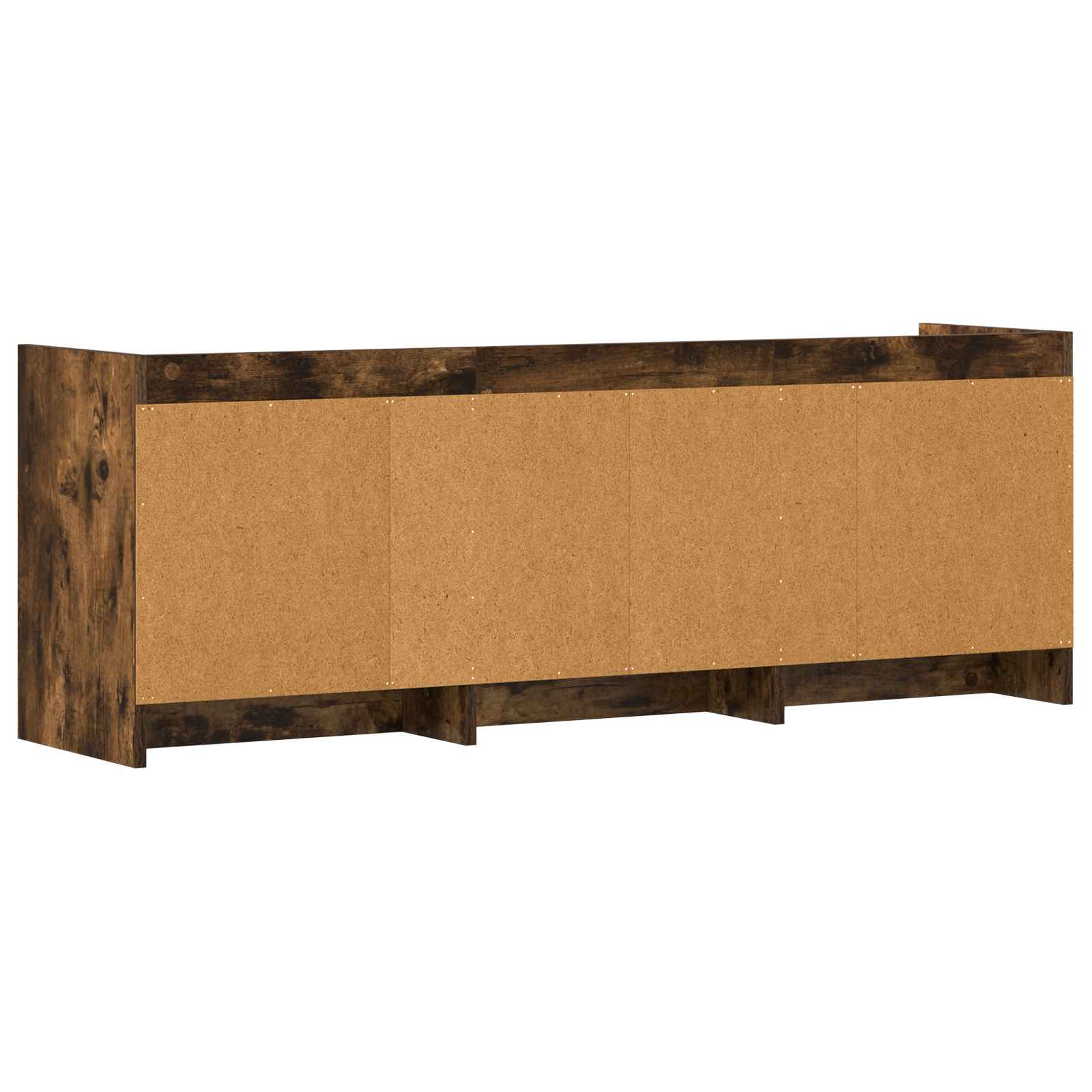 Meuble TV 130 x 33 x 47 cm Chêne fumé Bois d'ingénierie