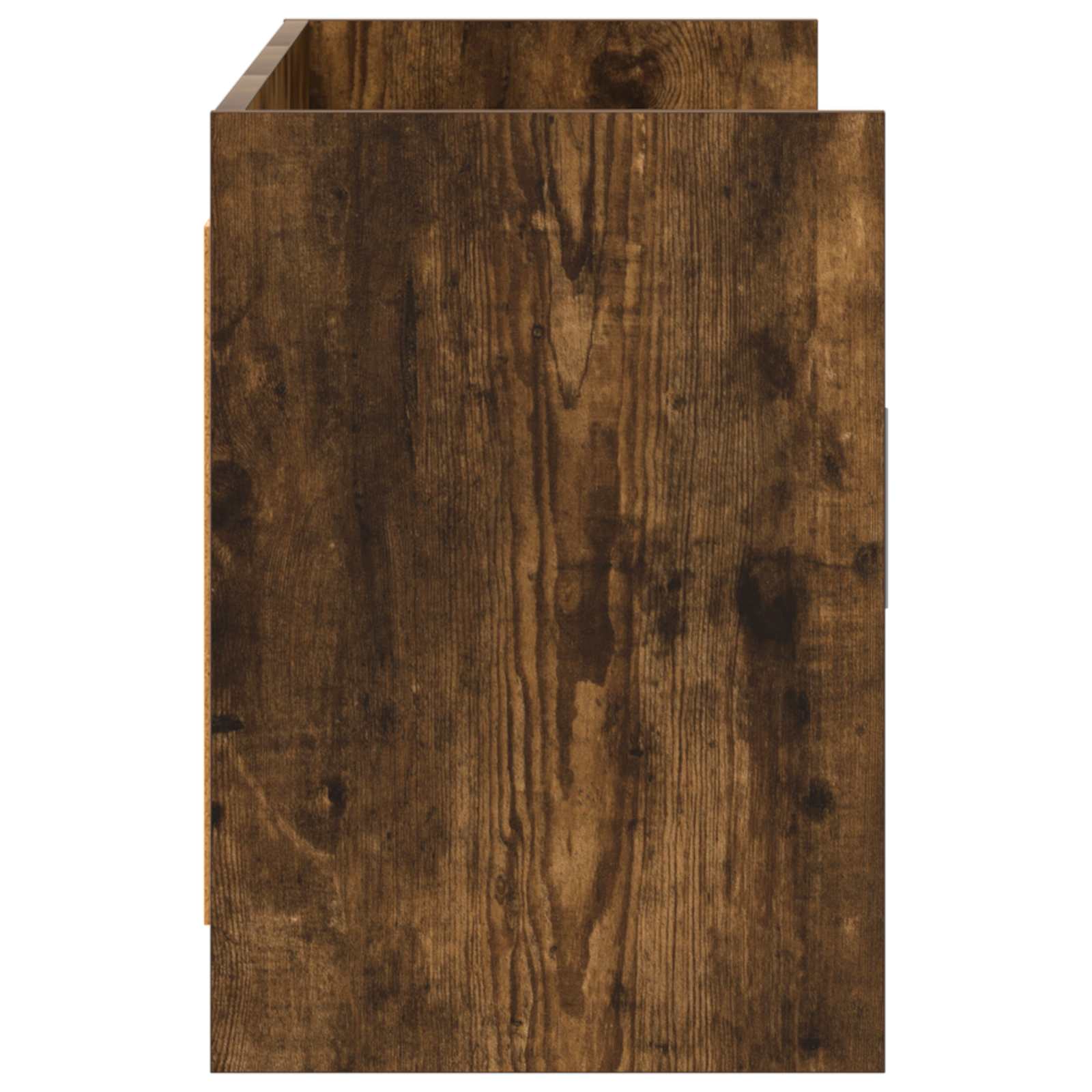 Meuble TV 130 x 33 x 47 cm Chêne fumé Bois d'ingénierie