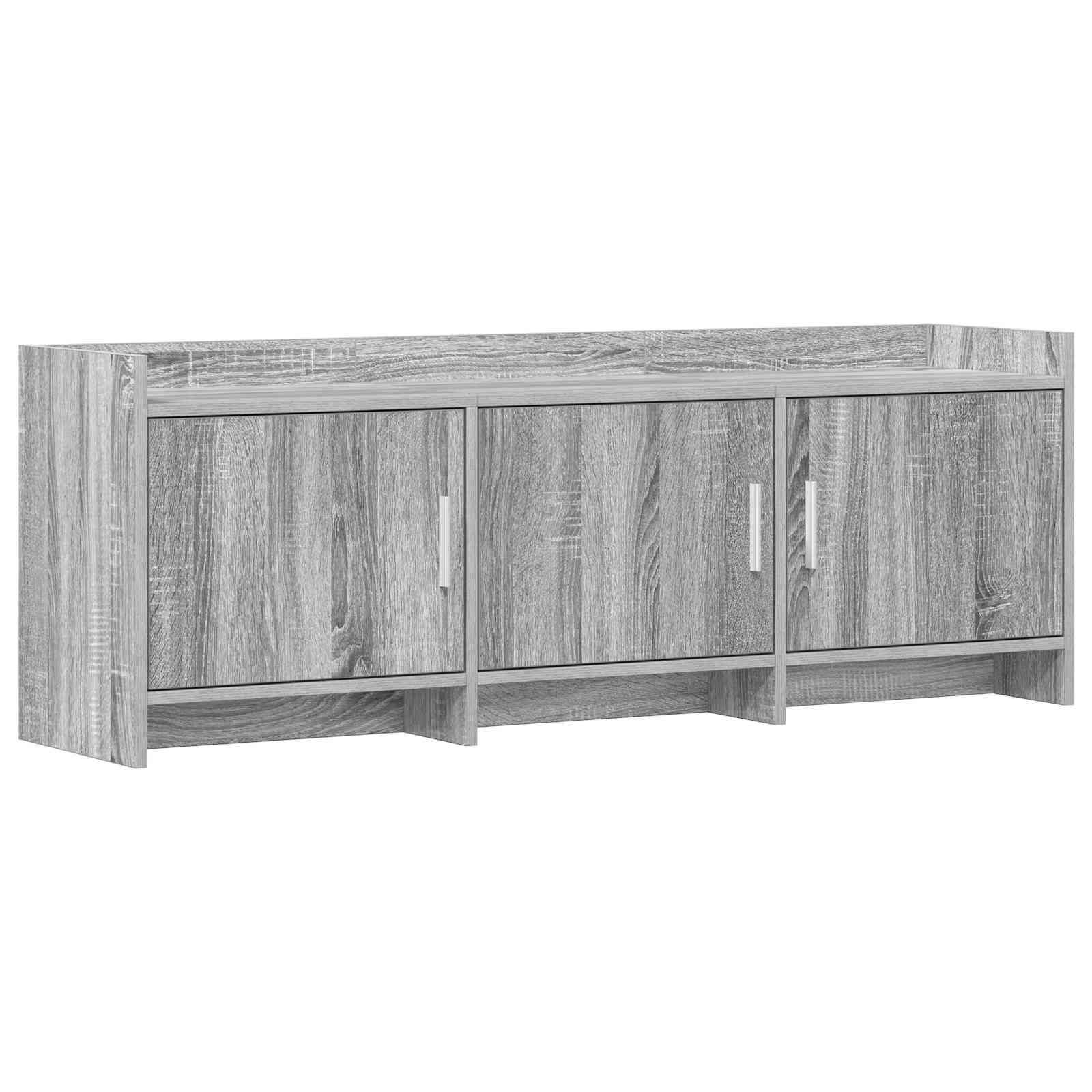 Meuble TV 130 x 33 x 47 cm Sonoma gris Bois d'ingénierie