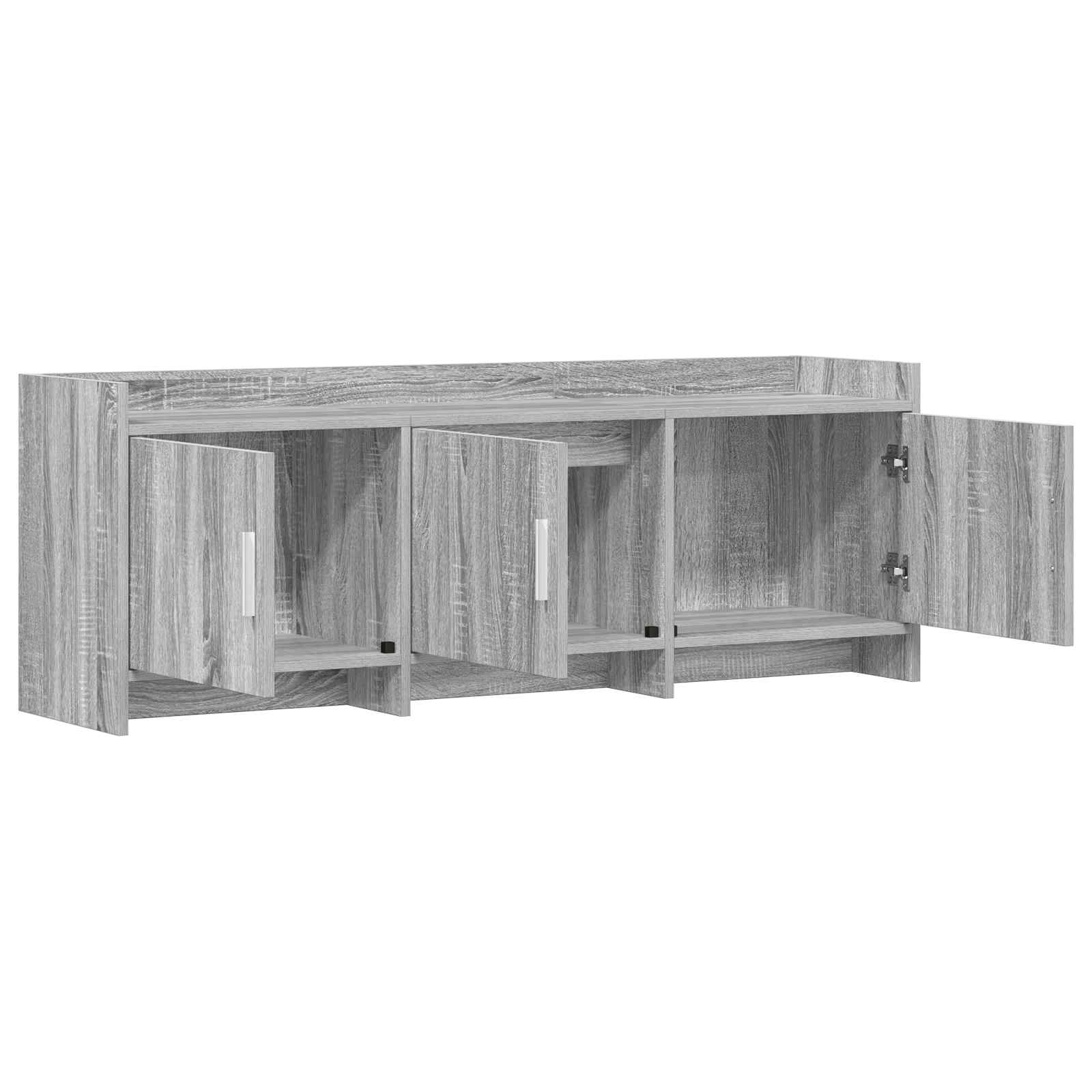 Meuble TV 130 x 33 x 47 cm Sonoma gris Bois d'ingénierie