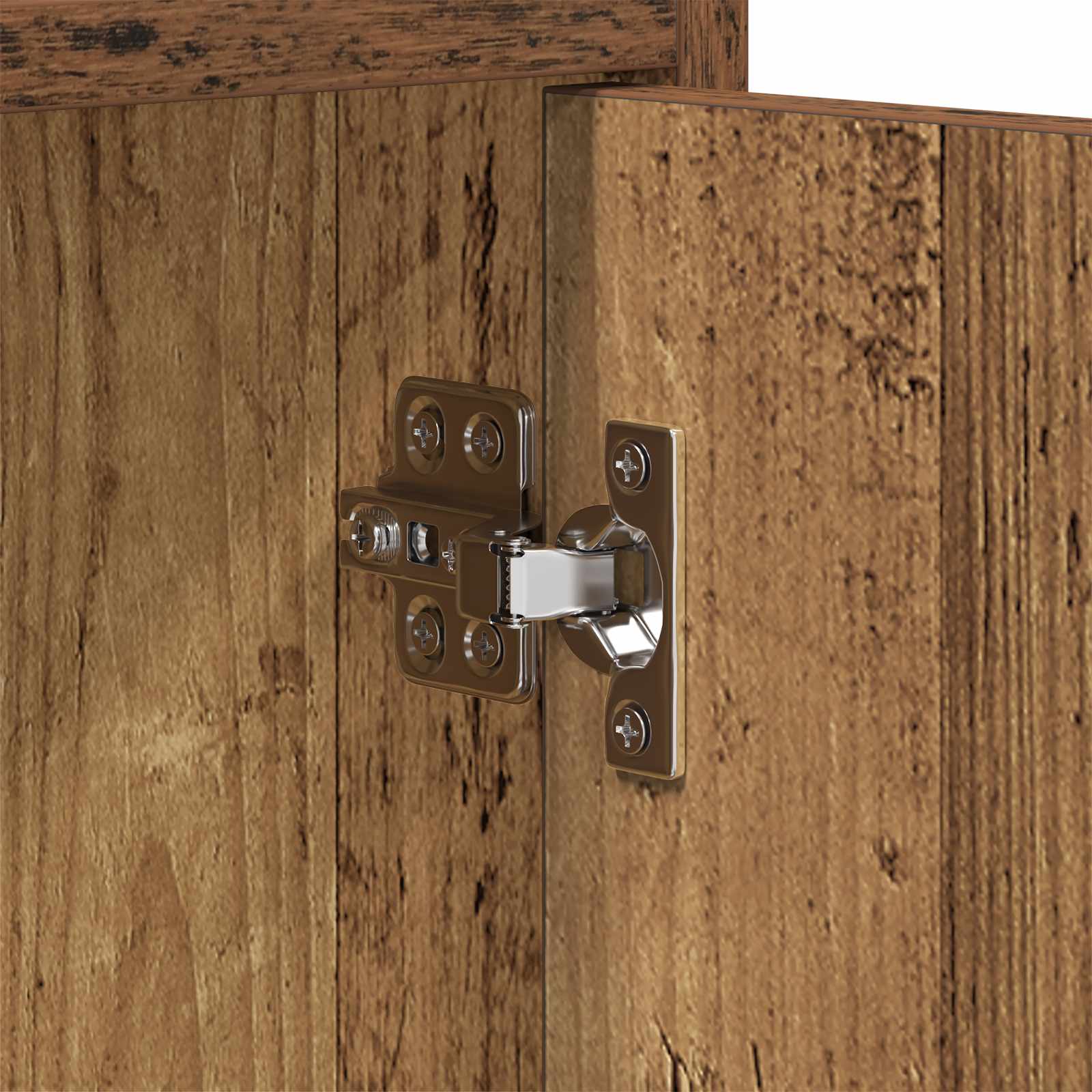Meuble TV 130 x 33 x 47 cm Bois ancien Bois d'ingénierie