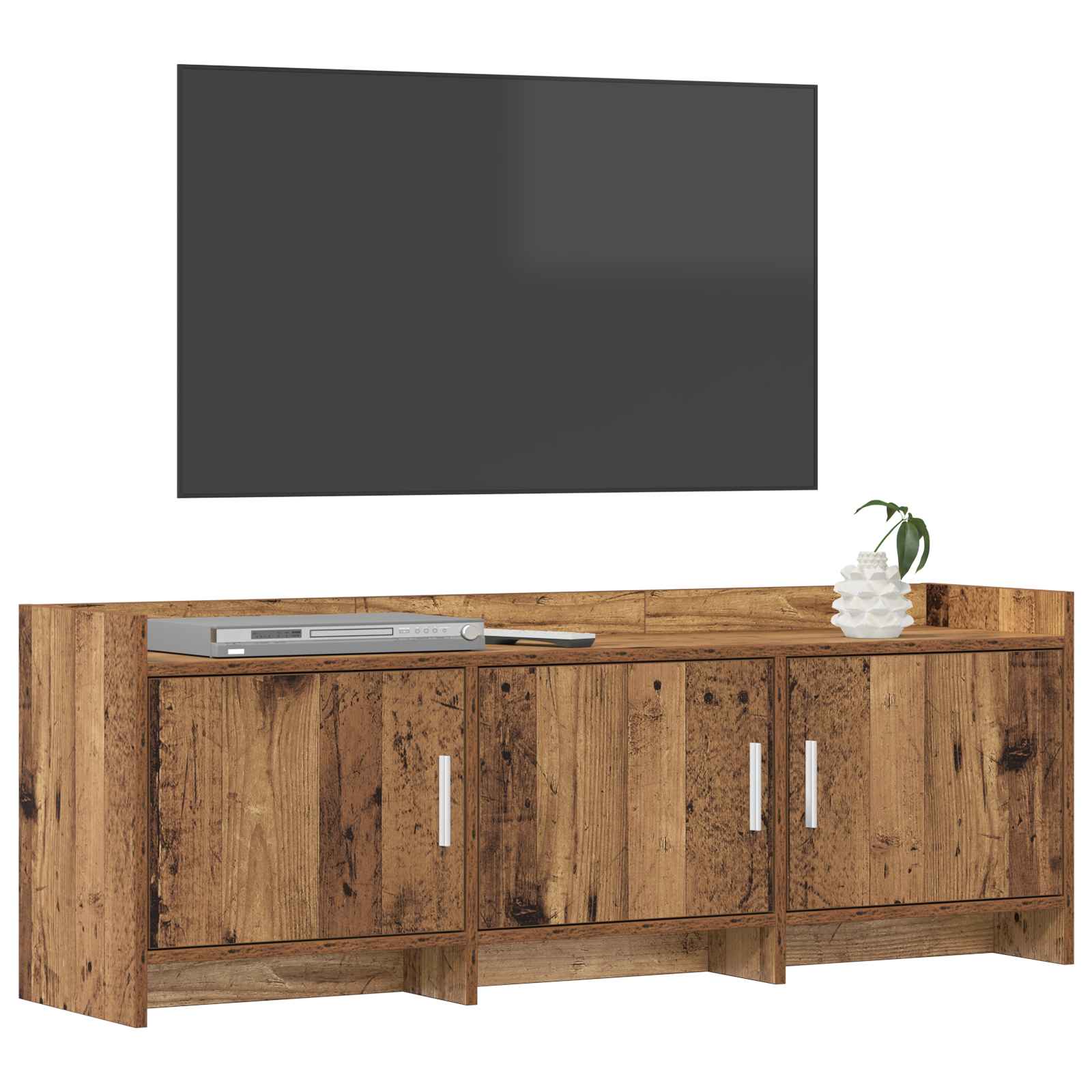 Meuble TV 130 x 33 x 47 cm Bois ancien Bois d'ingénierie