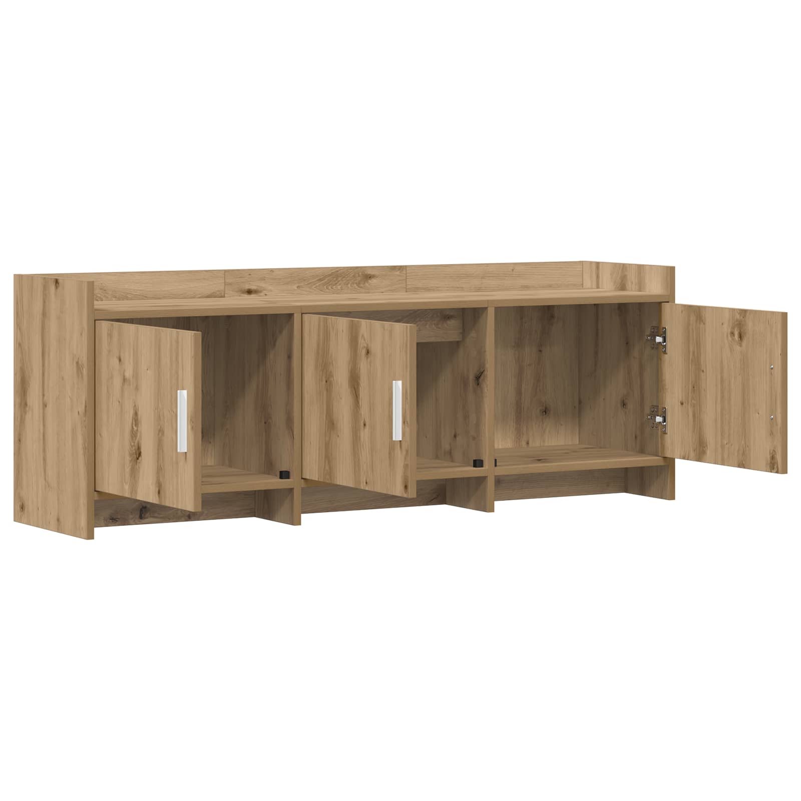 Meuble TV 130 x 33 x 47 cm Chêne artisanal Bois d'ingénierie