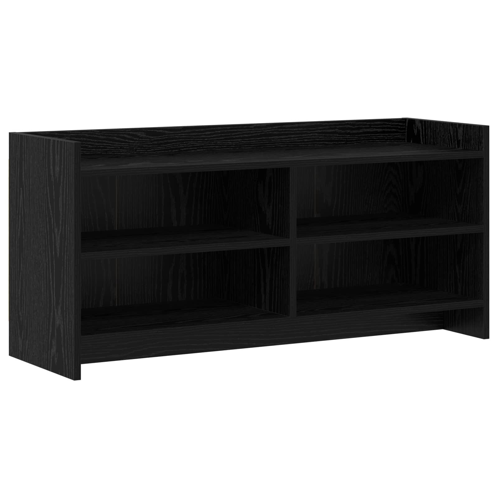 Meuble TV 100 x 33 x 47 cm Chêne noir Bois d'ingénierie
