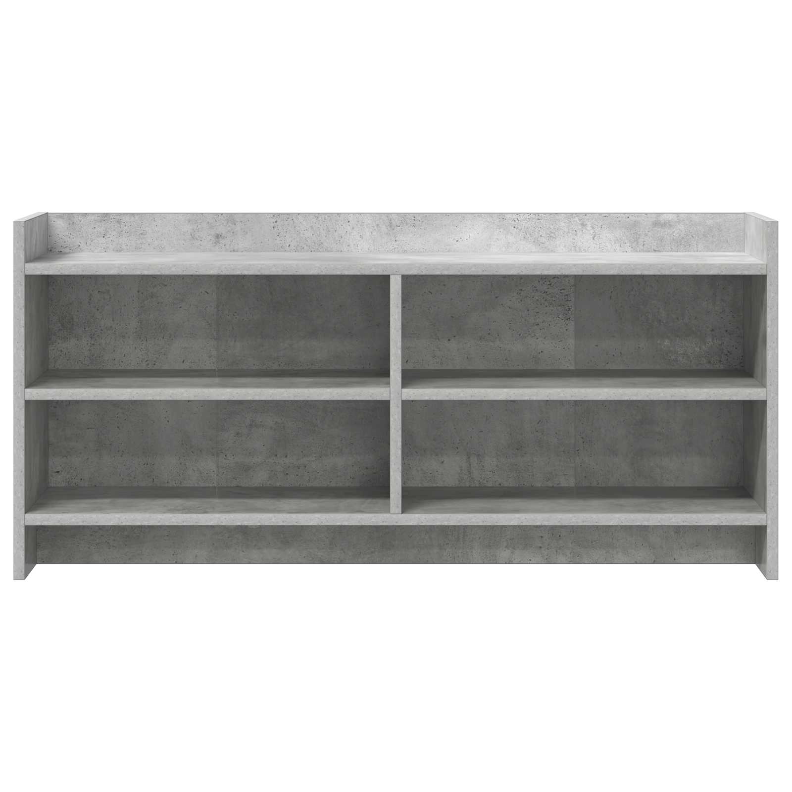 Meuble TV 100 x 33 x 47 cm Gris béton Bois d'ingénierie