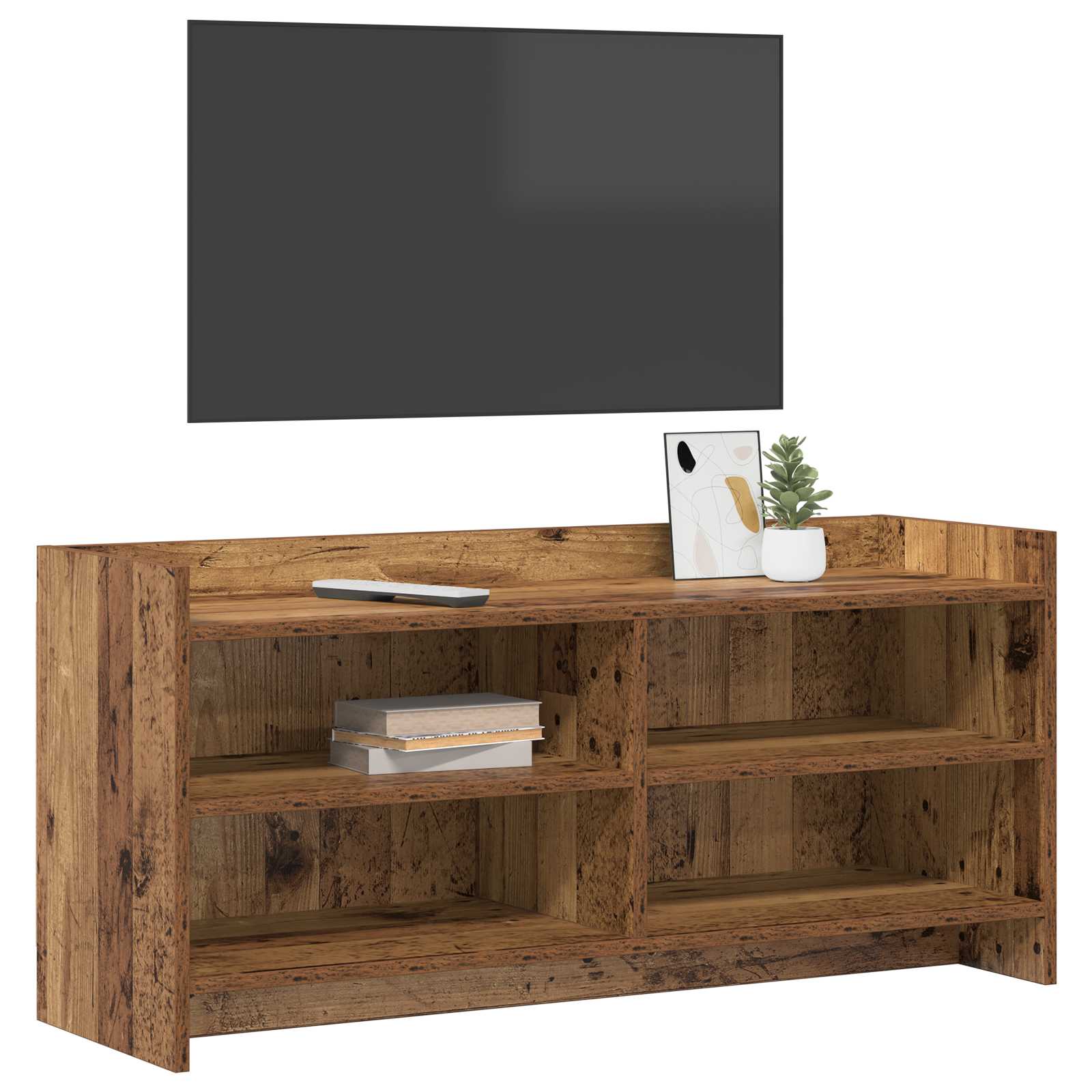 Meuble TV 100 x 33 x 47 cm Bois ancien Bois d'ingénierie