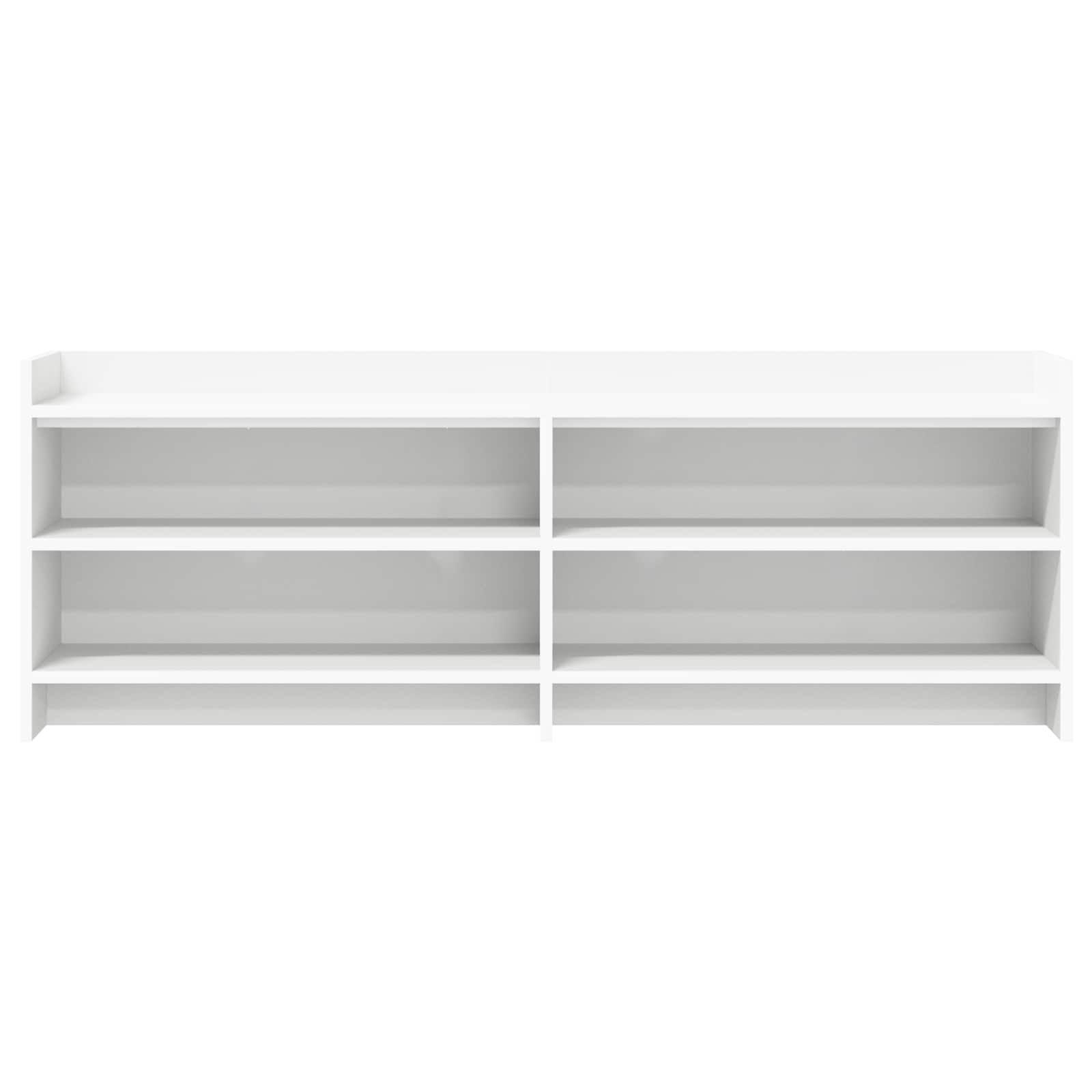 Meuble TV 135 x 33 x 47 cm Blanc Bois d'ingénierie
