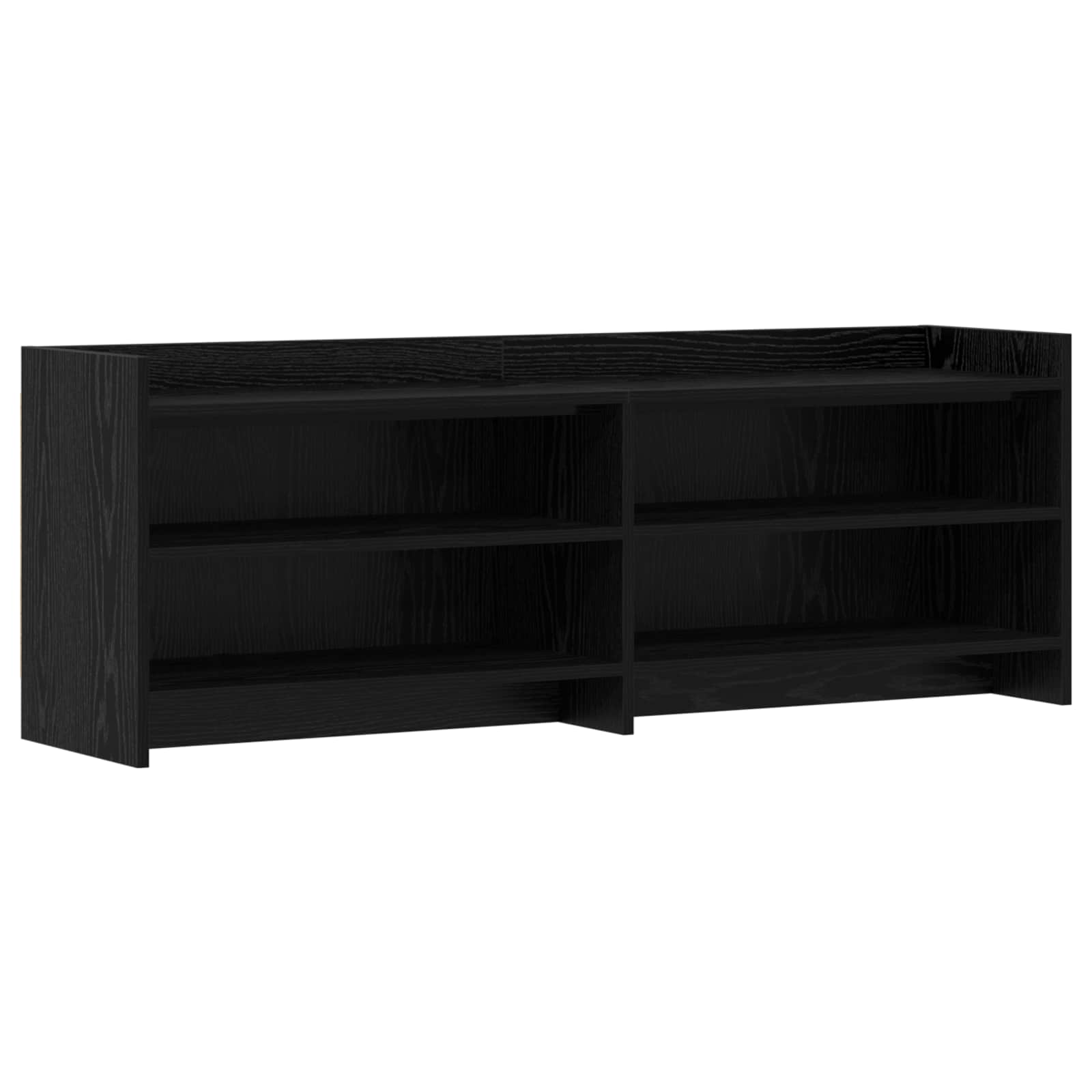 Meuble TV 135 x 33 x 47 cm Chêne noir Bois d'ingénierie