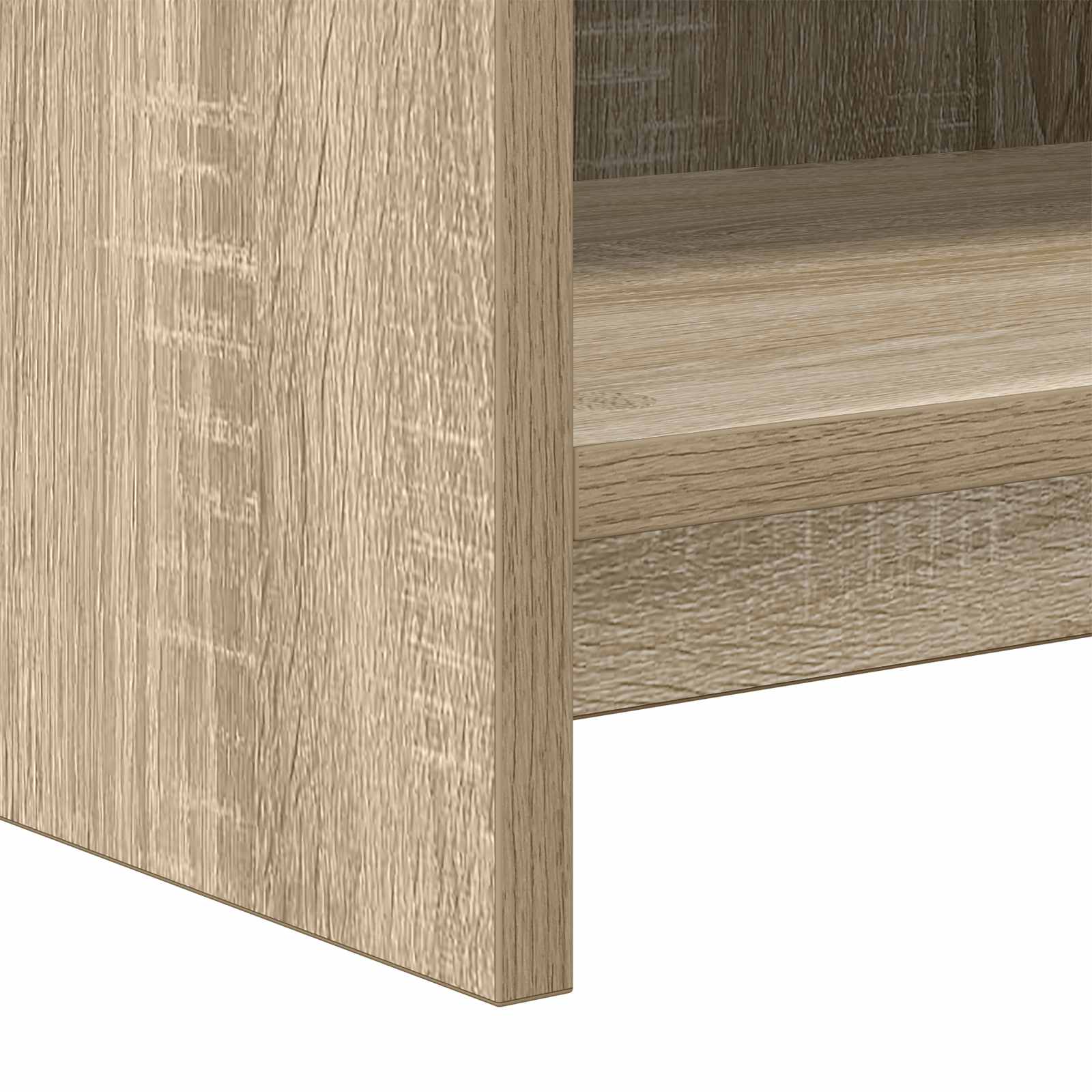 Meuble TV 135 x 33 x 47 cm Chêne Sonoma Bois d'ingénierie
