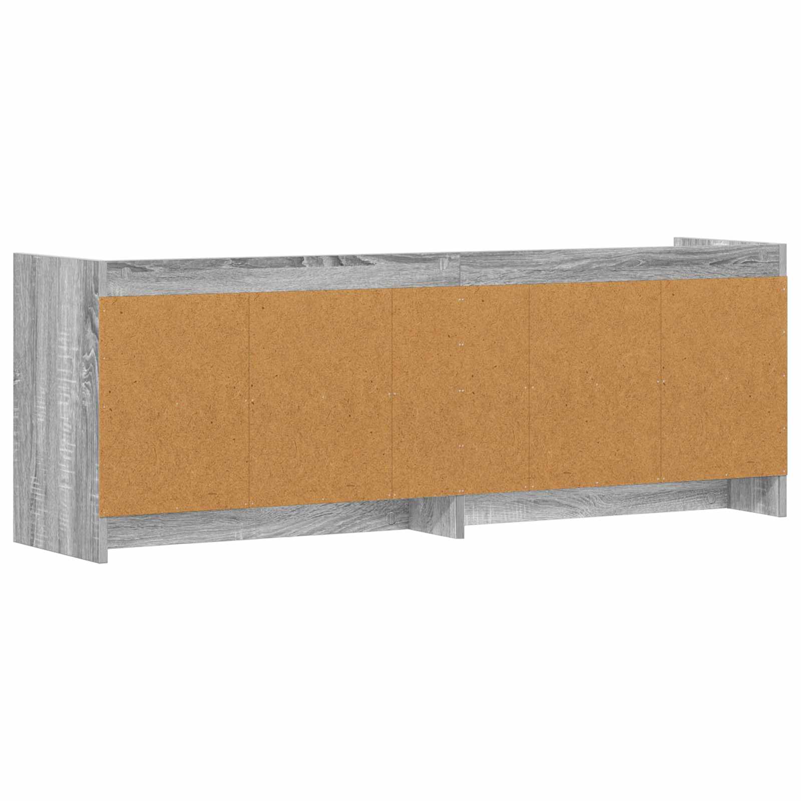 Meuble TV 135 x 33 x 47 cm Sonoma gris Bois d'ingénierie